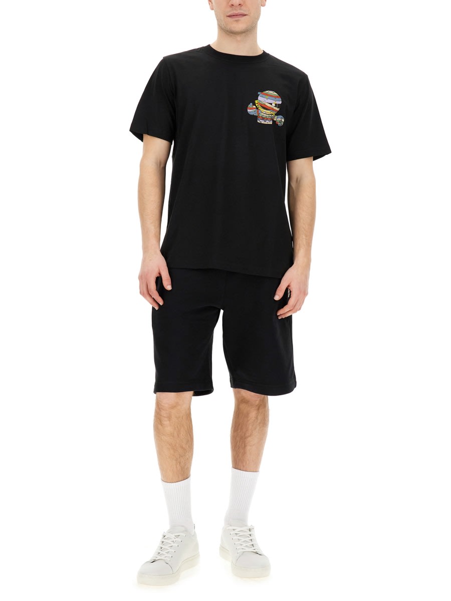 Shop Ps By Paul Smith Regular Fit T-shirt In Black