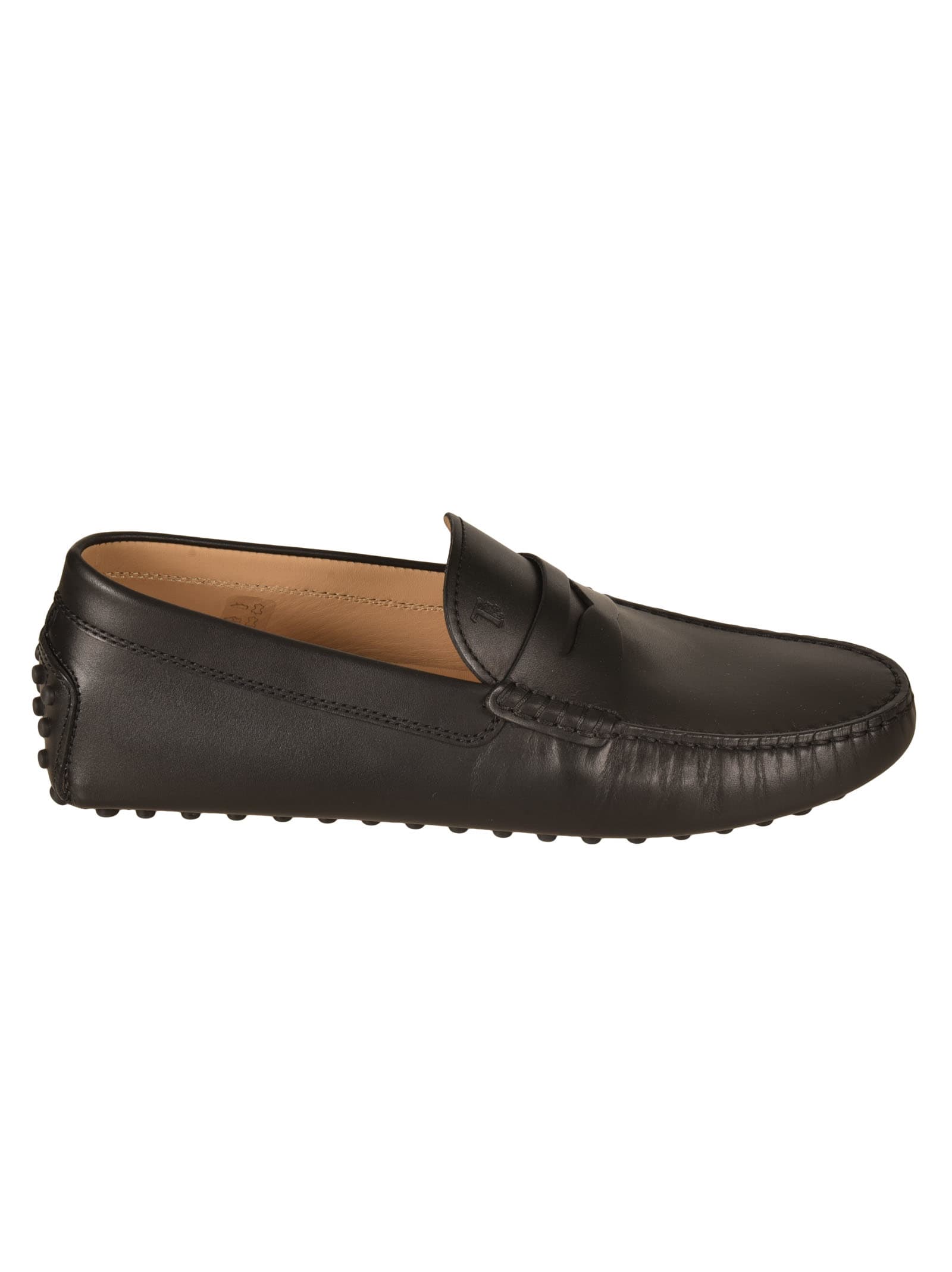 Shop Tod's Gommino 64c Loafers In Black