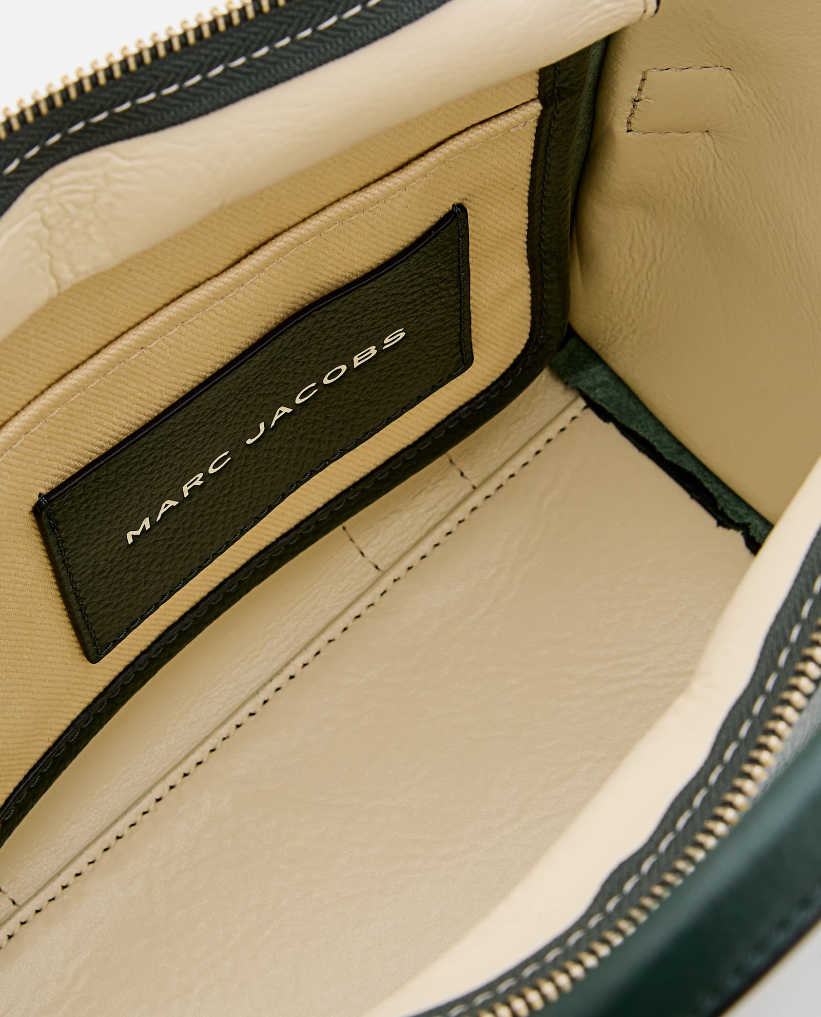 Marc Jacobs The Leather Small Tote Bag In Green
