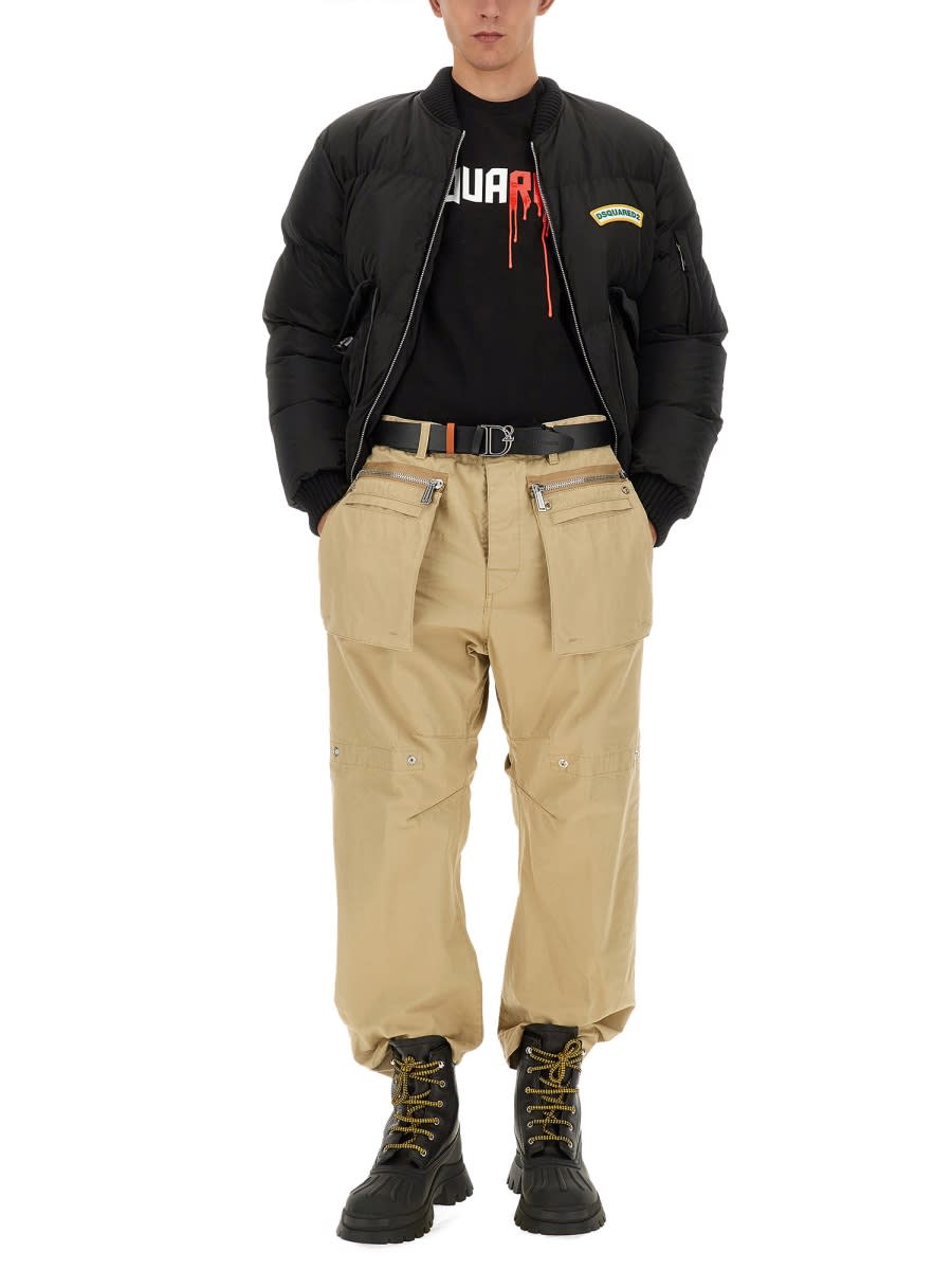 Dsquared2 Cargo Pants In Brown