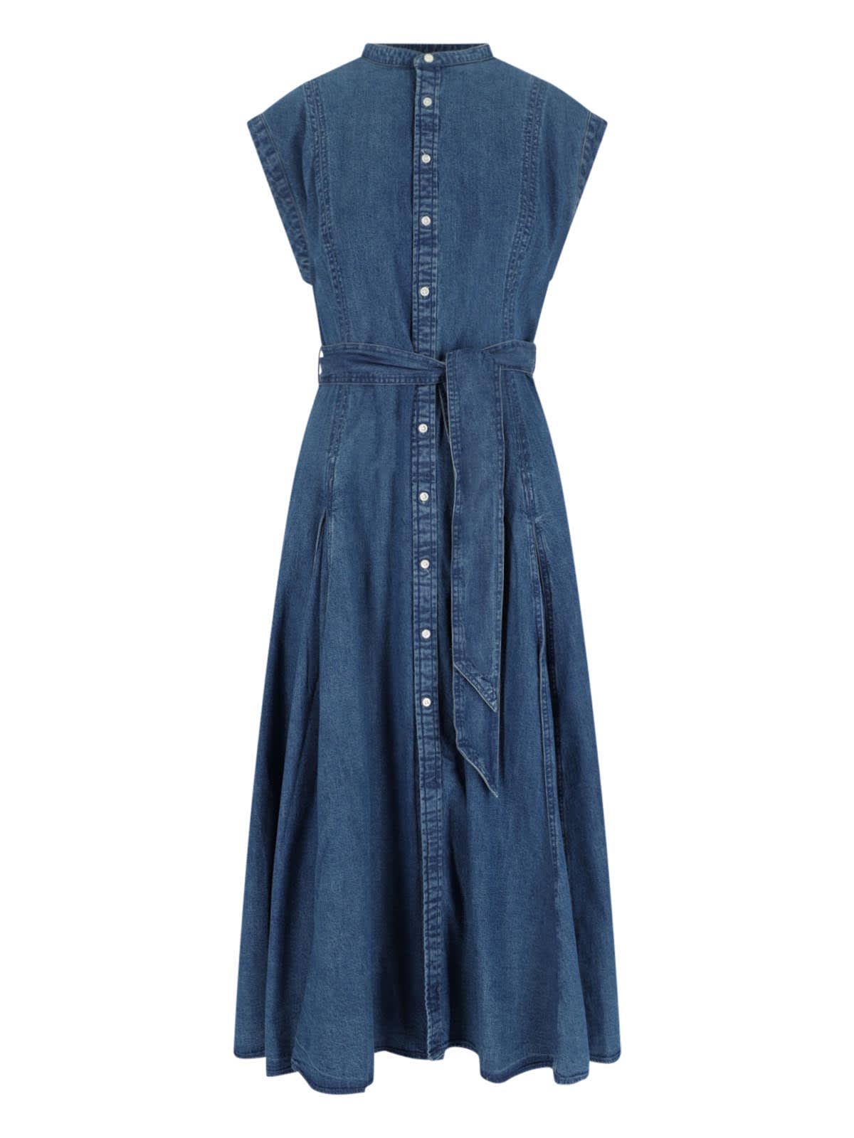 Polo Ralph Lauren Denim Midi Dress