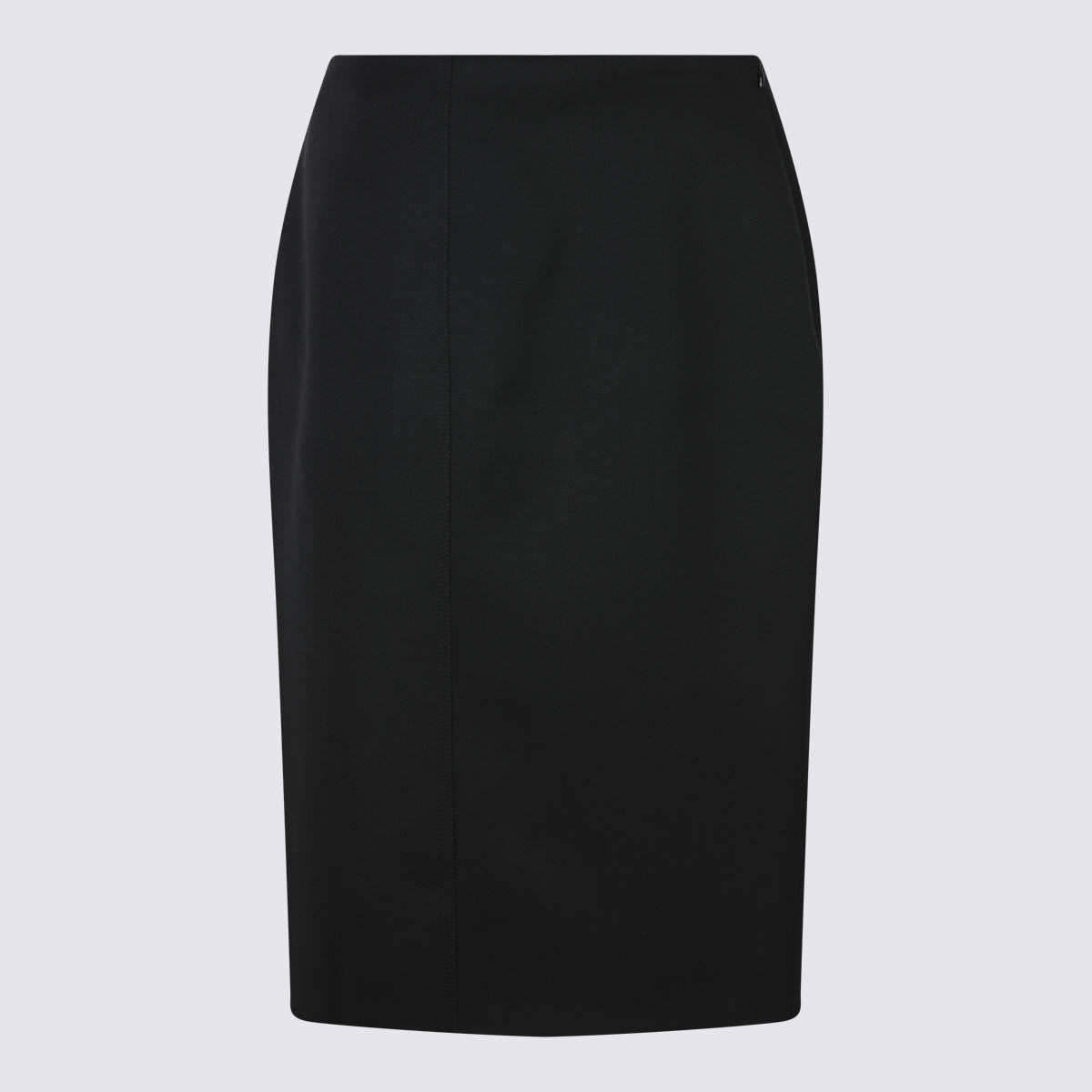 Shop Givenchy Black Wool Skirt