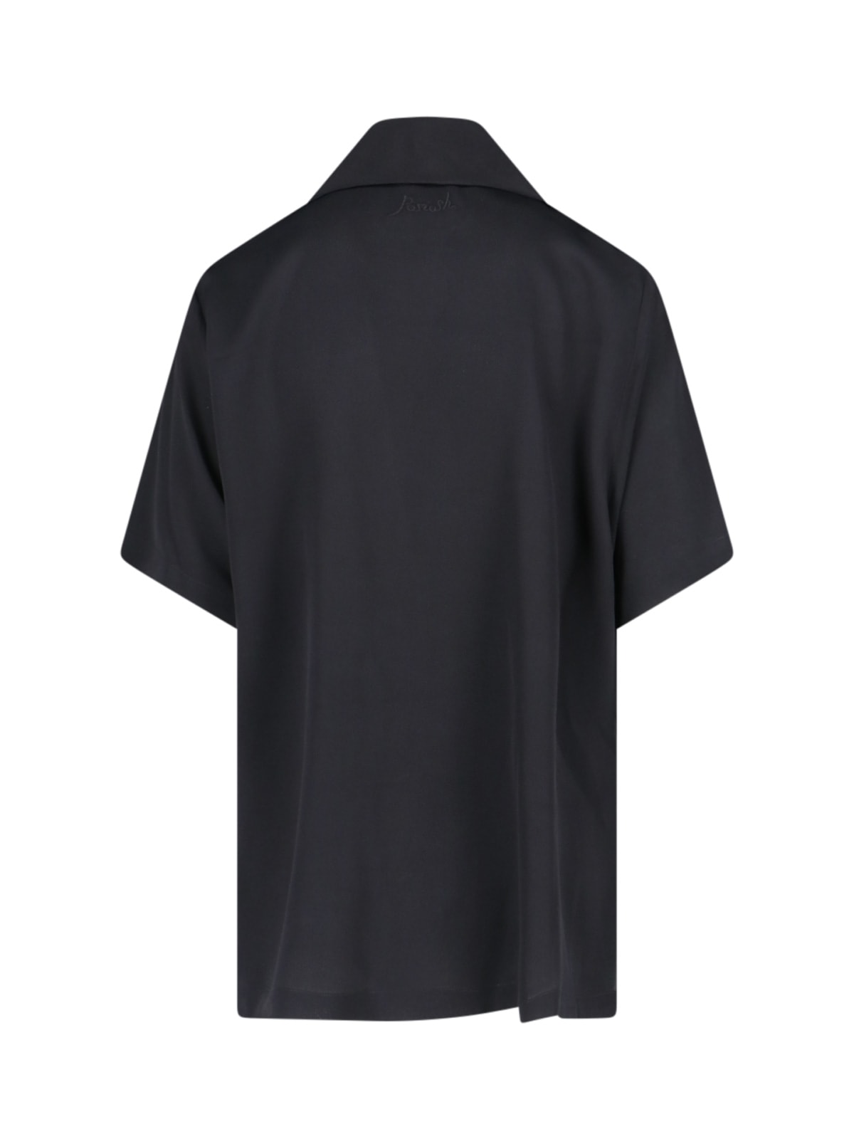 Shop P.a.r.o.s.h Short-sleeved Shirt In Black