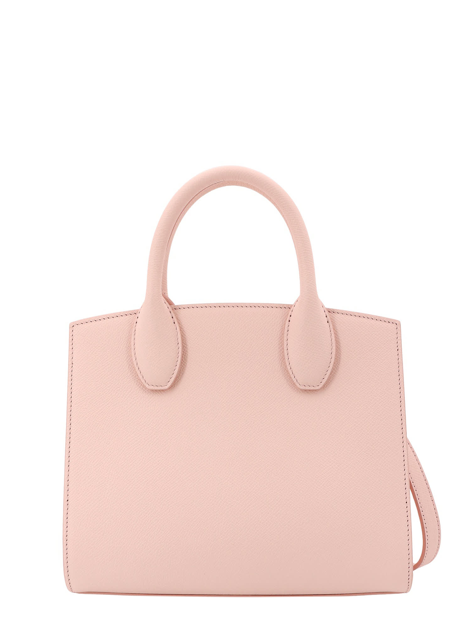 Shop Ferragamo Studio Handbag In Pink