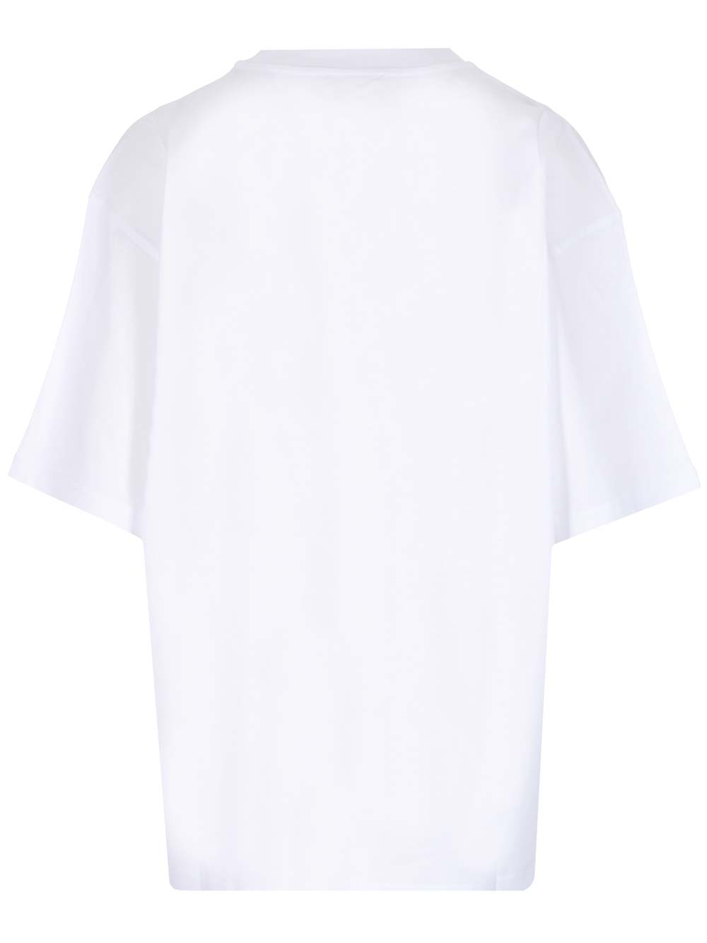 Shop Marni Oversized Signature T-shirt In White