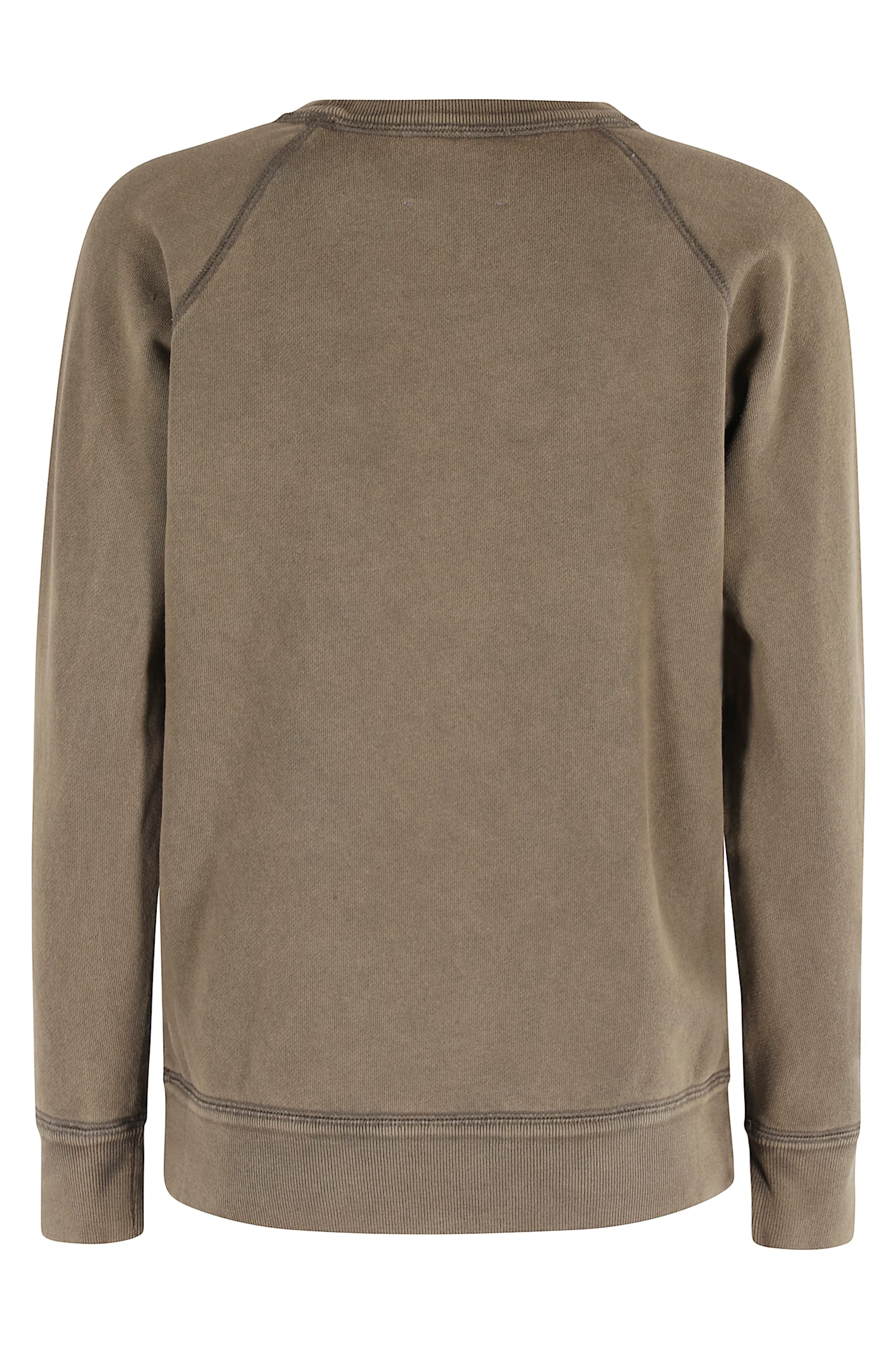 Isabel Marant Étoile Logo-print Long-sleeve Sweatshirt In Brown