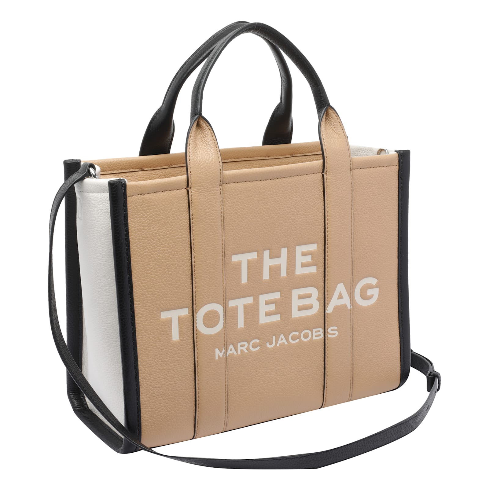 Marc Jacobs Medium Leather Tote Bag With Removable Strap In Brown