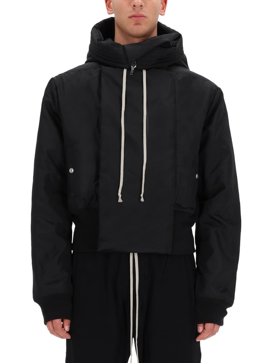 Drkshdw Alice Dropped Parka In Black
