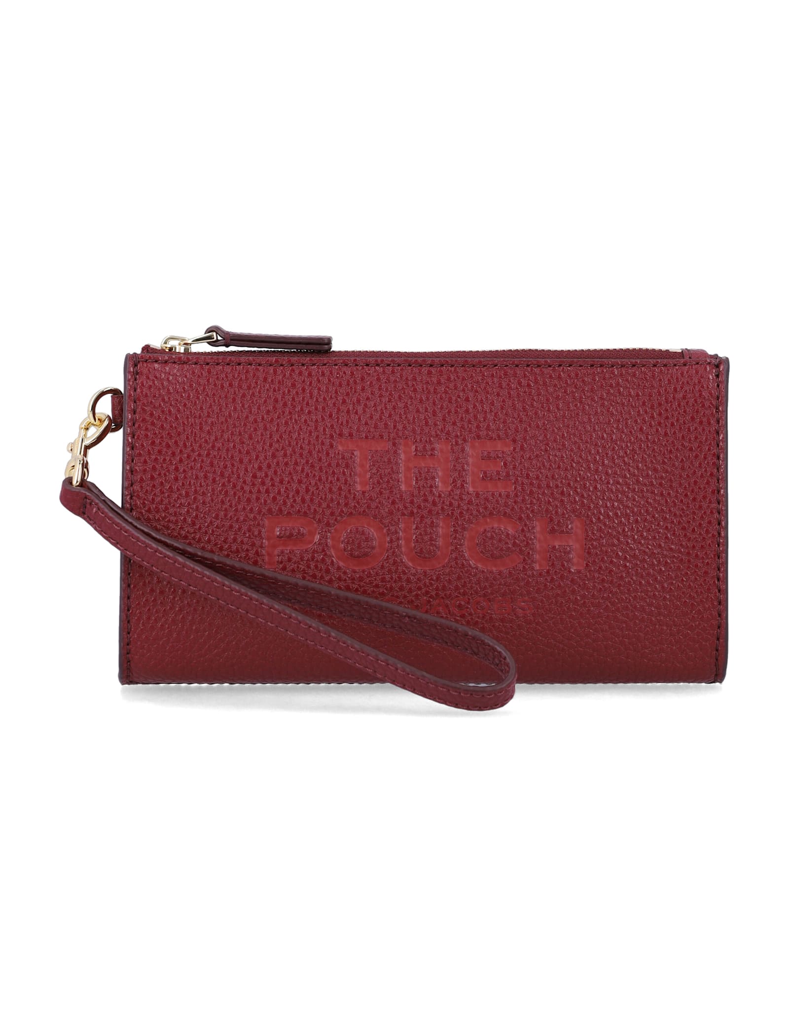 Marc Jacobs The Leather Pouch In Red