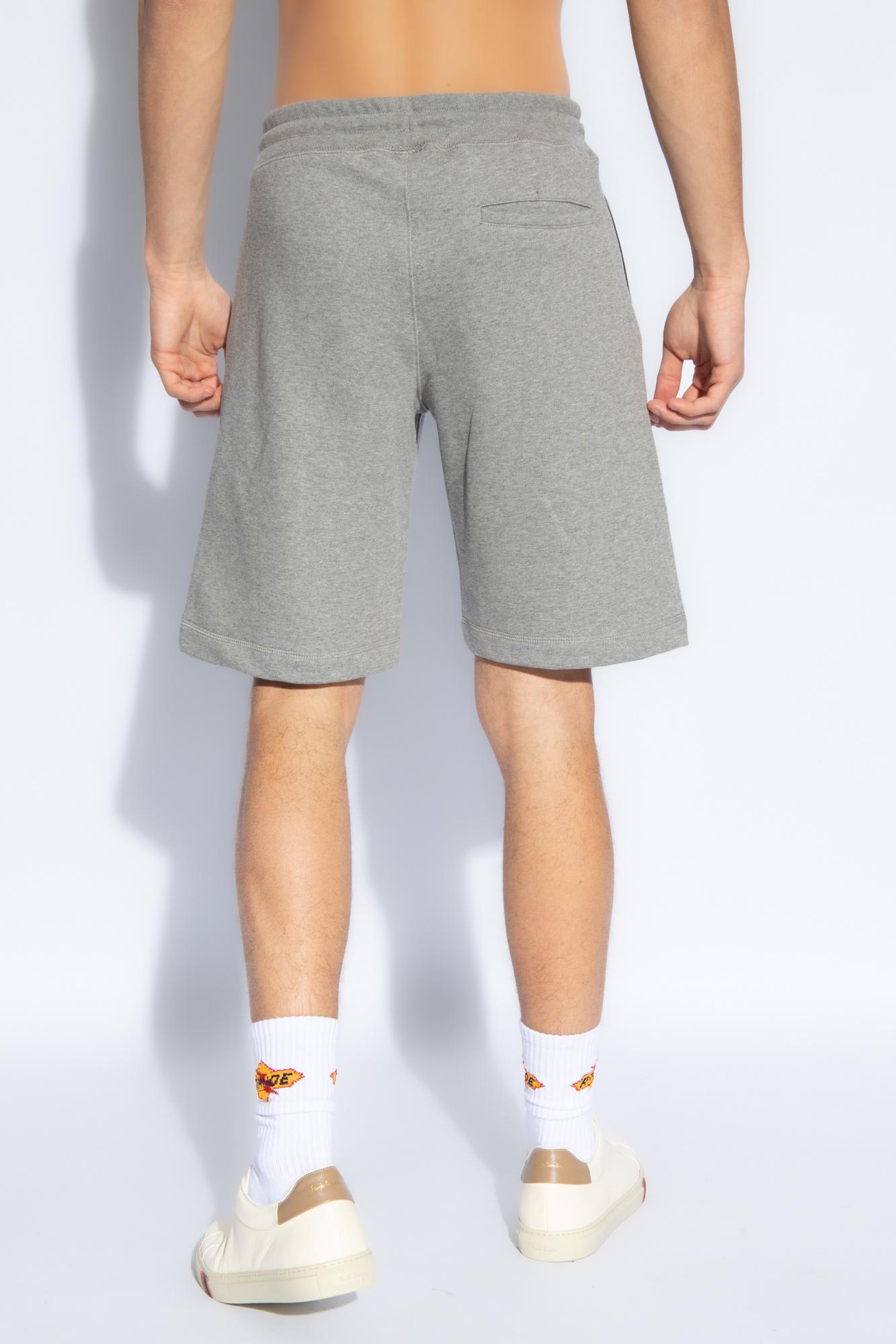 Shop Ps By Paul Smith Ps Paul Smith Cotton Shorts In Grey
