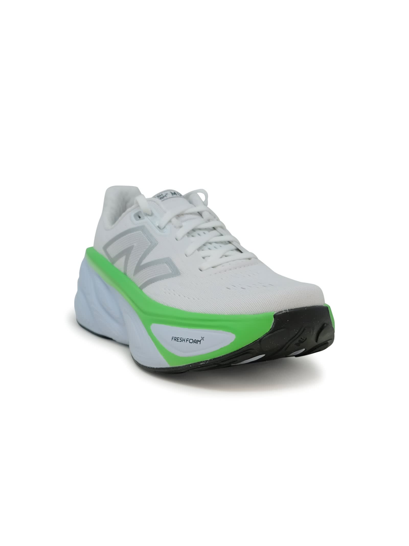 New Balance Fresh Foam X White Synthetic Sneaker In White