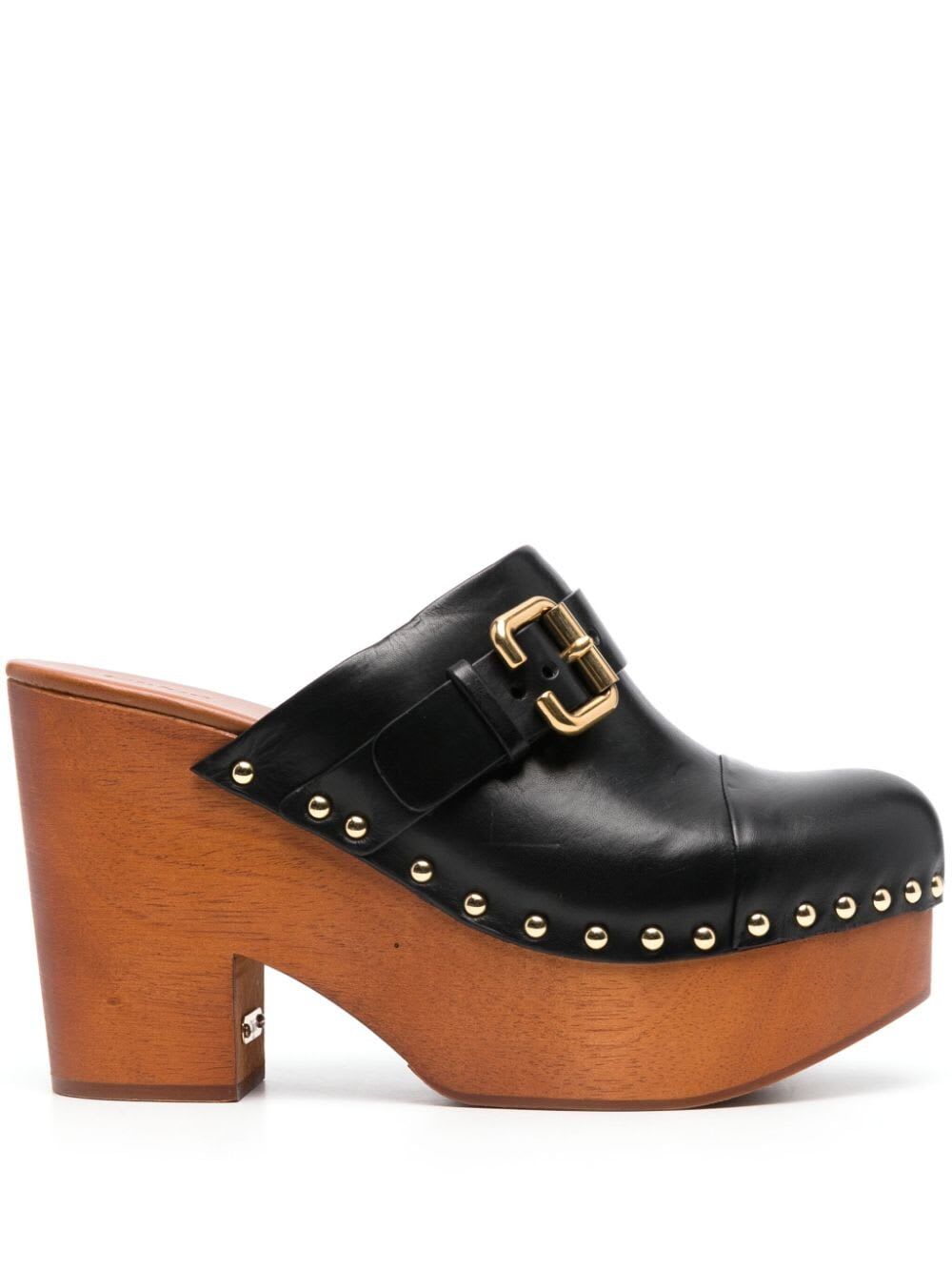 Shop Chloé Jeannette Clog In Black