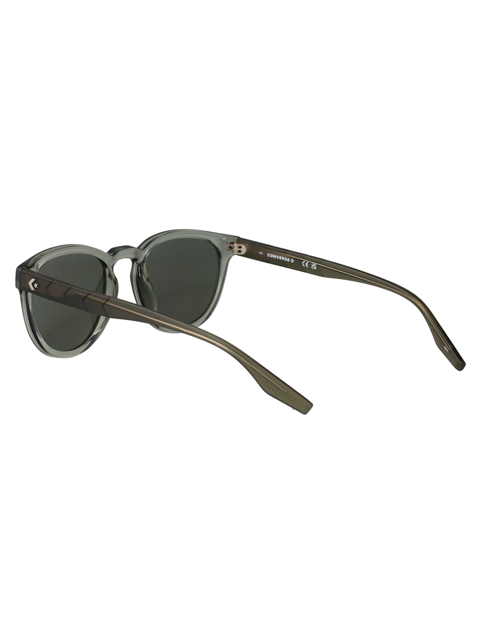 Converse Crystal Summit Sage Acetate Sunglasses In Green