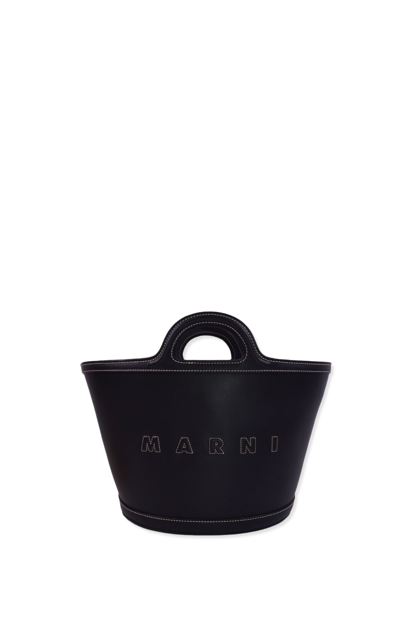 Shop Marni Handbag In Black