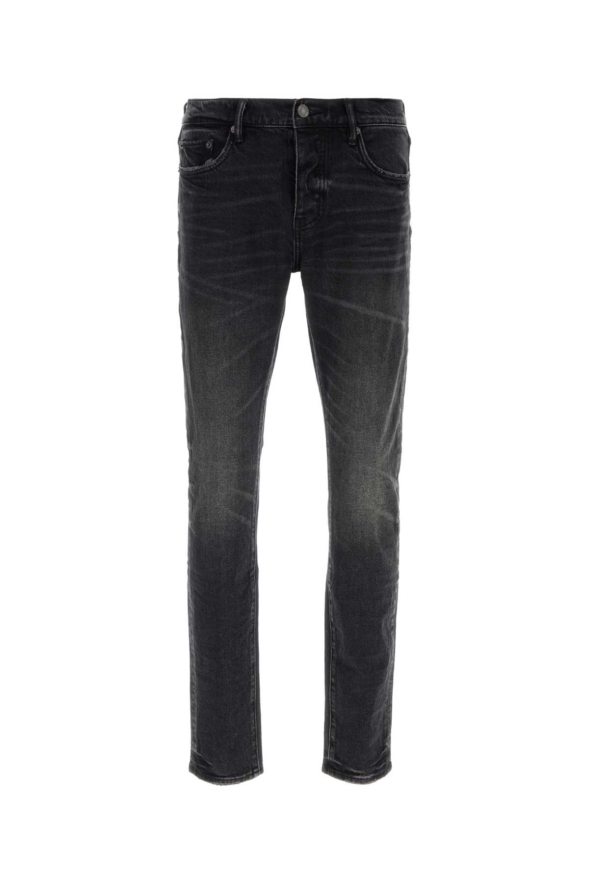 Black Stretch Denim Jeans