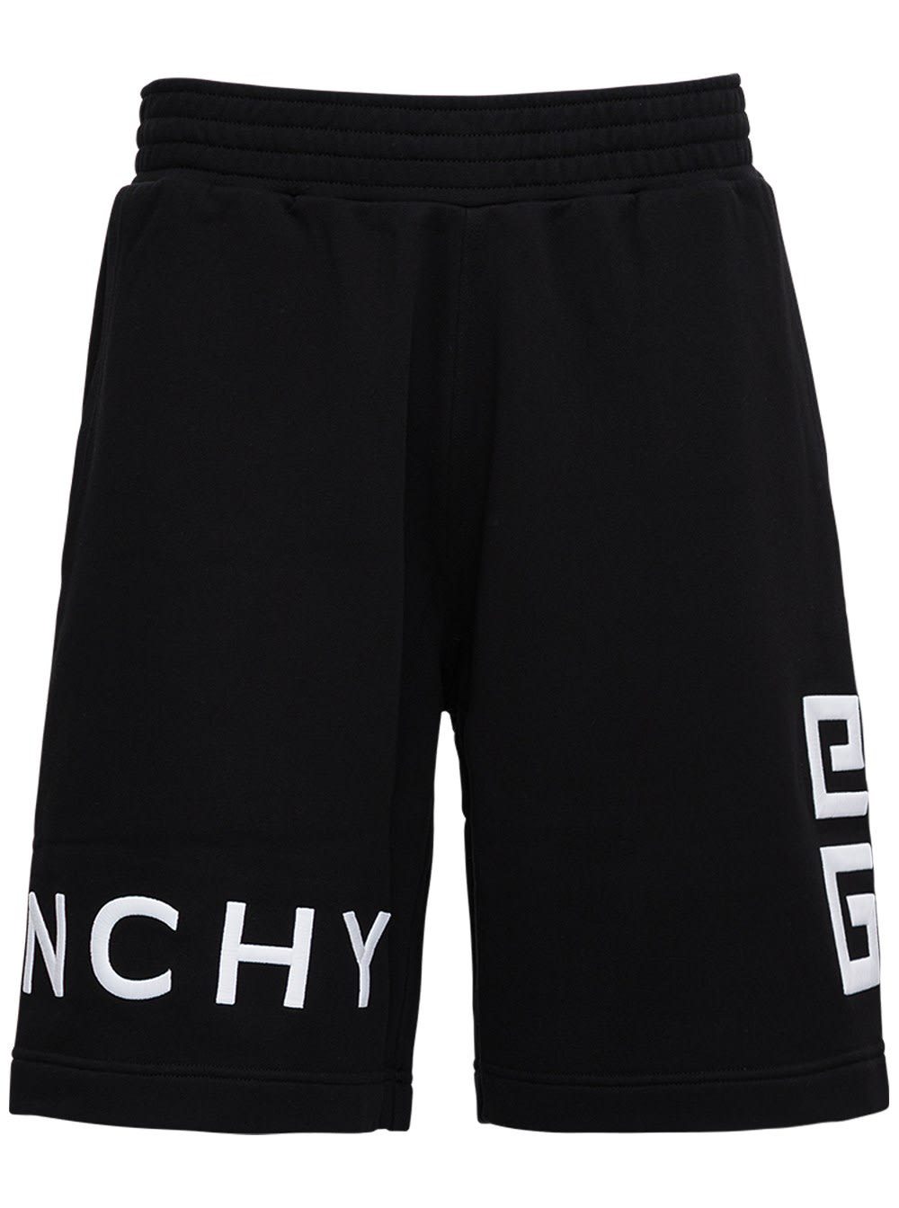 Givenchy Cotton Bermuda Shorts With Logo Print
