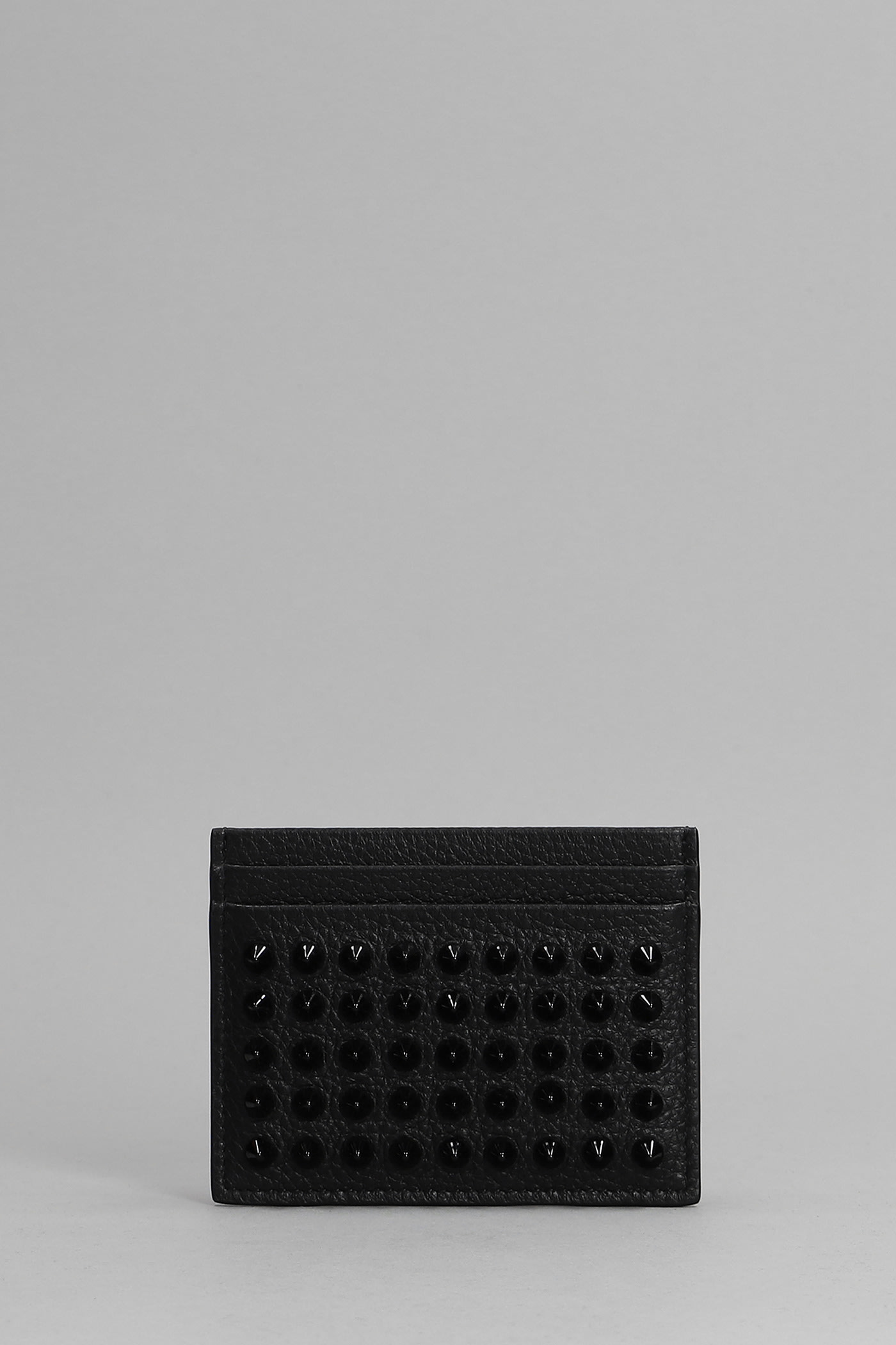 Shop Christian Louboutin Kios Simple Card Holder In Black