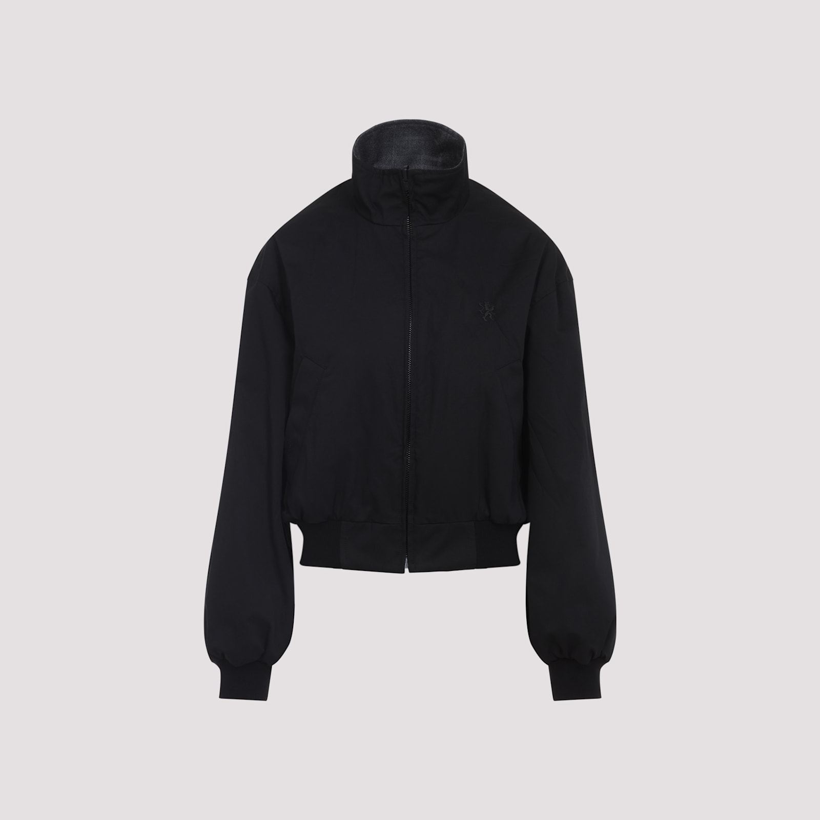 Balenciaga Reversible Bomber Jacket In Gray