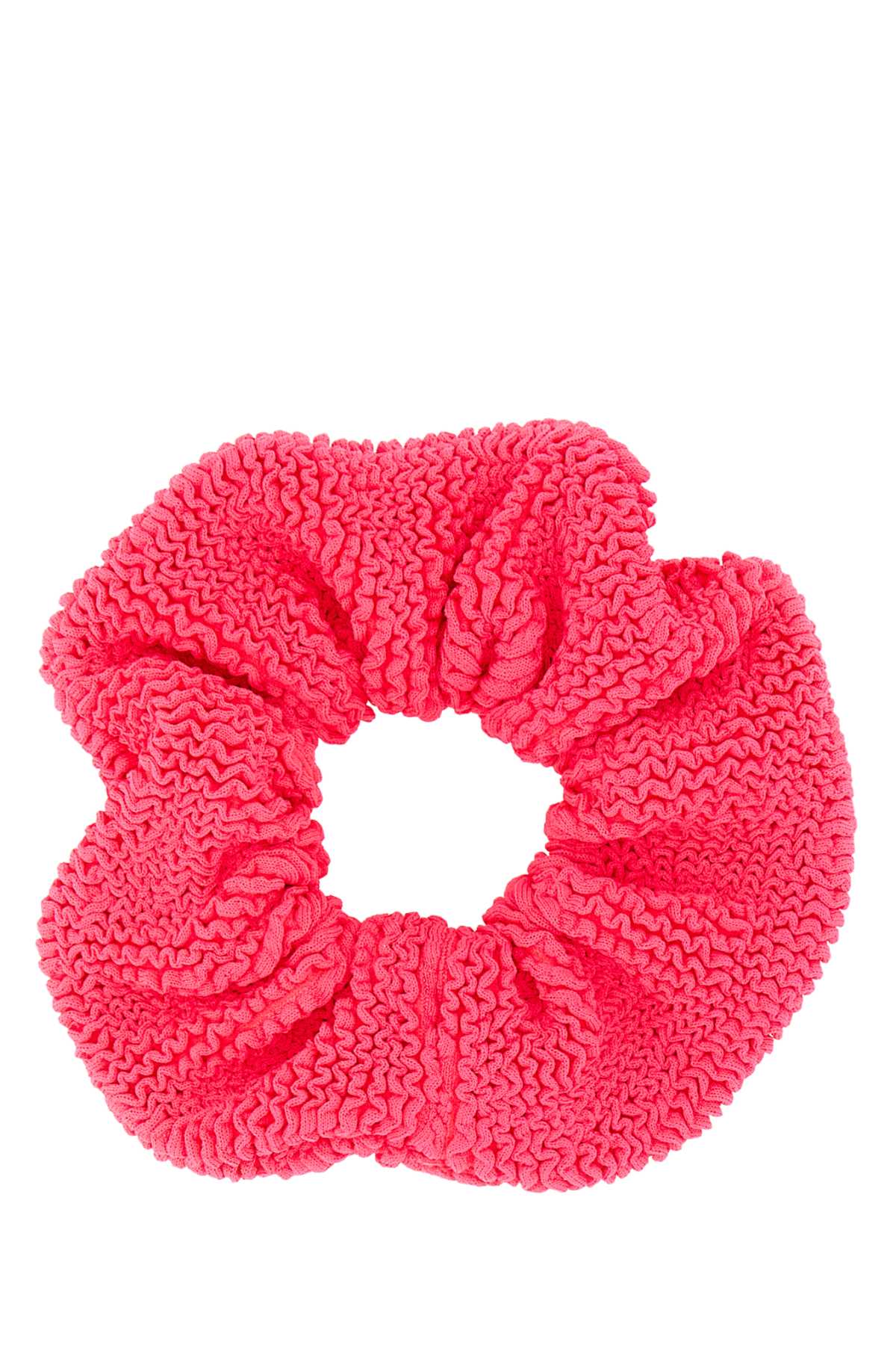 Fluo Pink Fabric Scrunchie