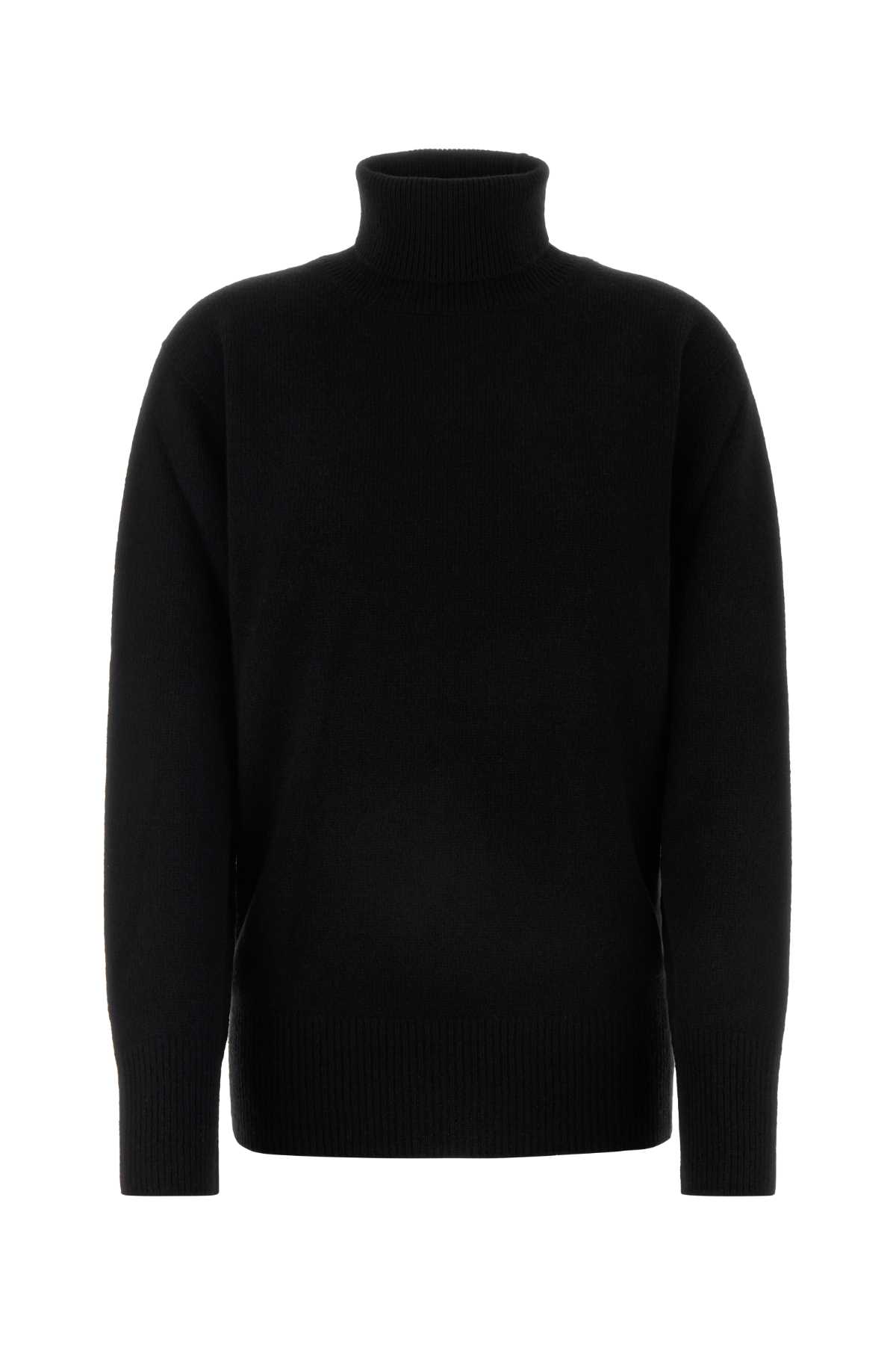 The Row Black Wool Stepny Sweater
