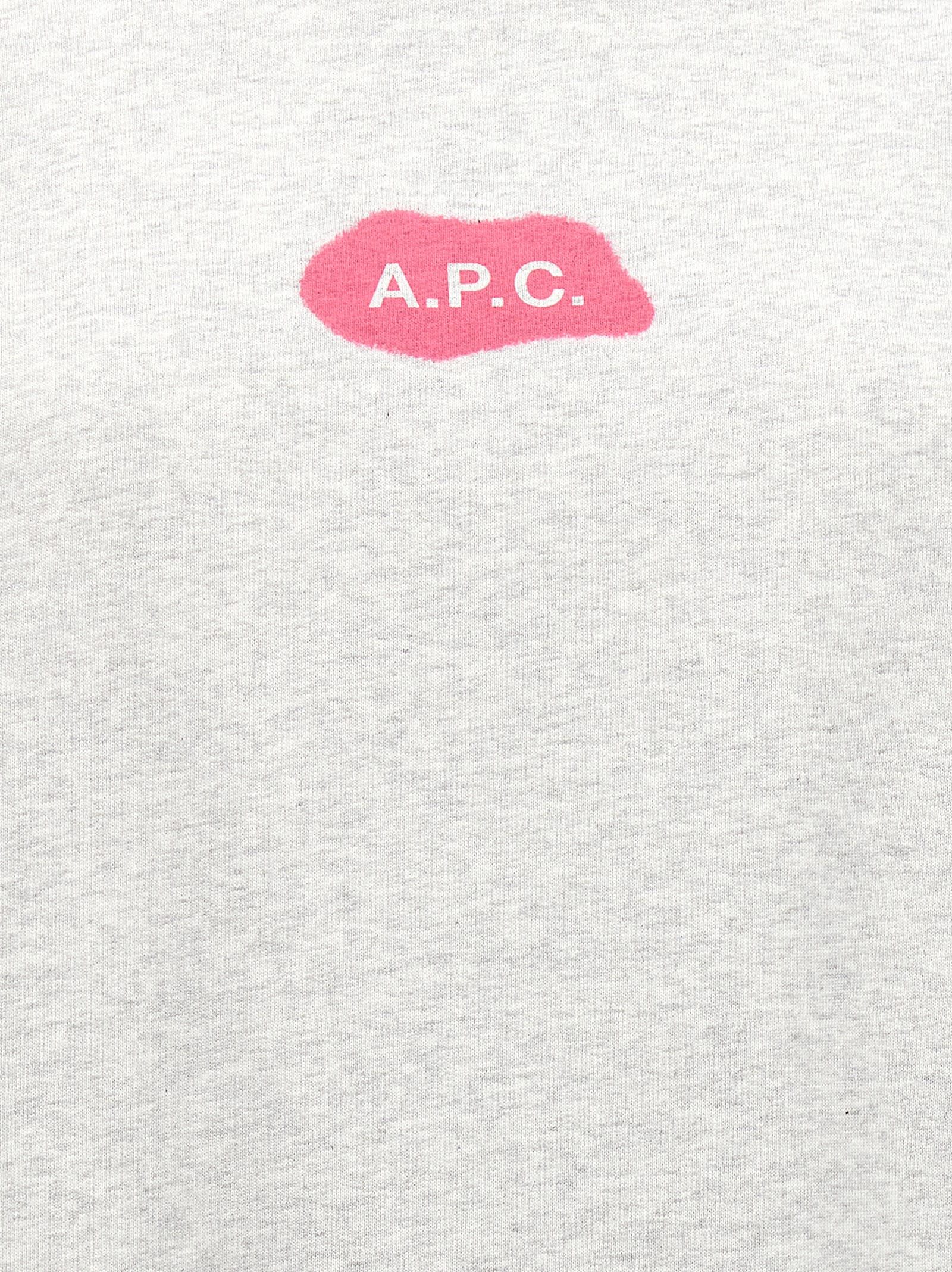 Shop Apc Sibylle Sweatshirt In Gray