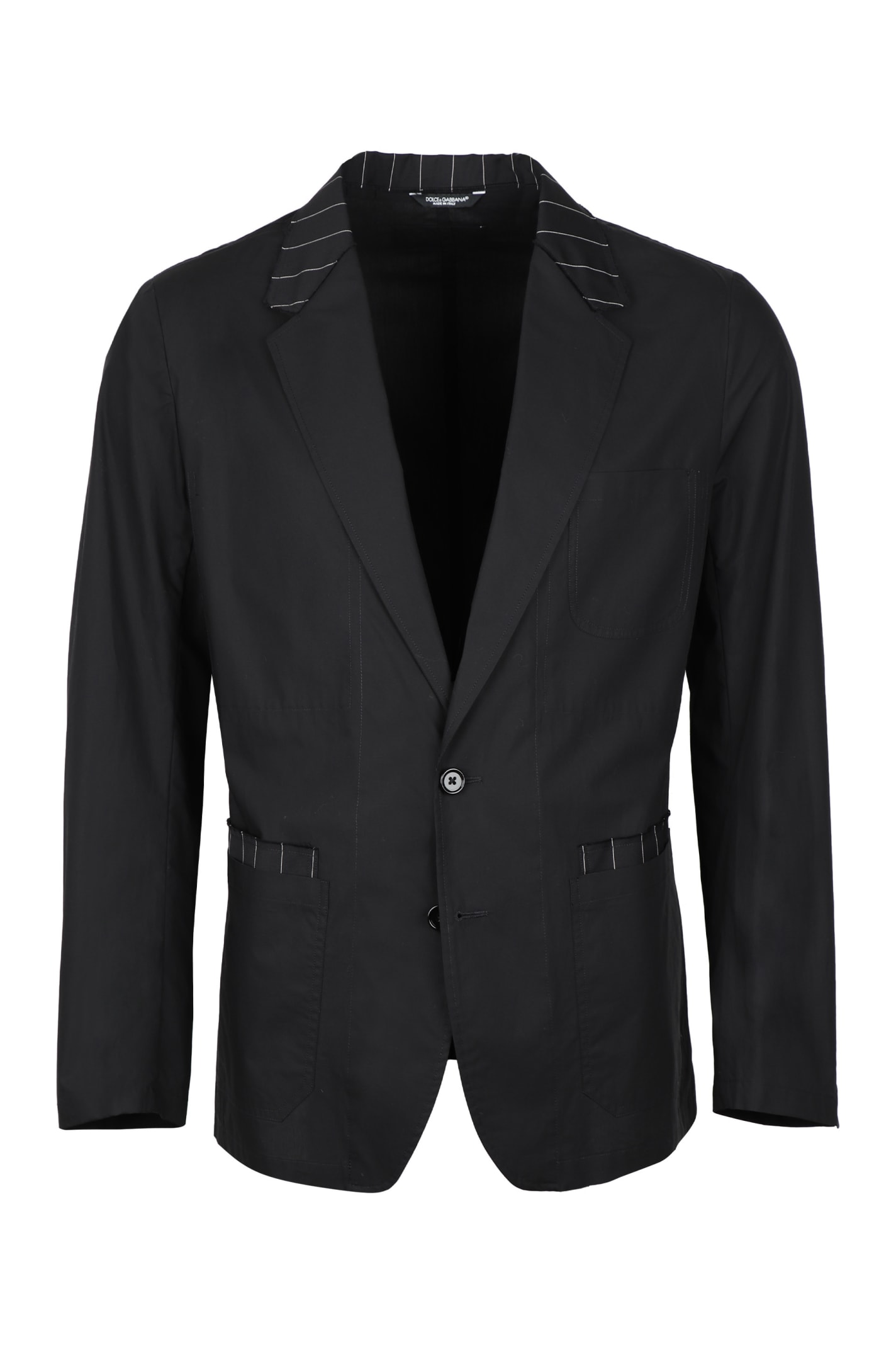 Dolce & Gabbana Single-breasted Two-button Blazer In Black | ModeSens