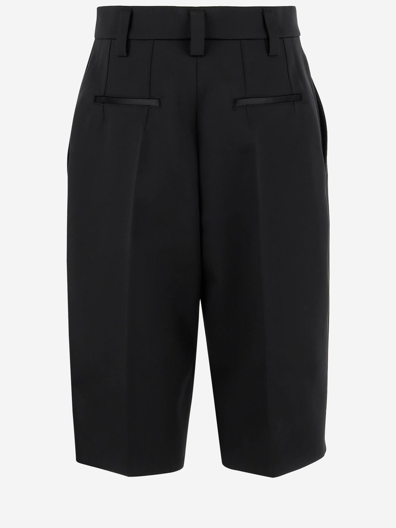 CARVEN VISCOSE MISTO BERMUDA PANTS