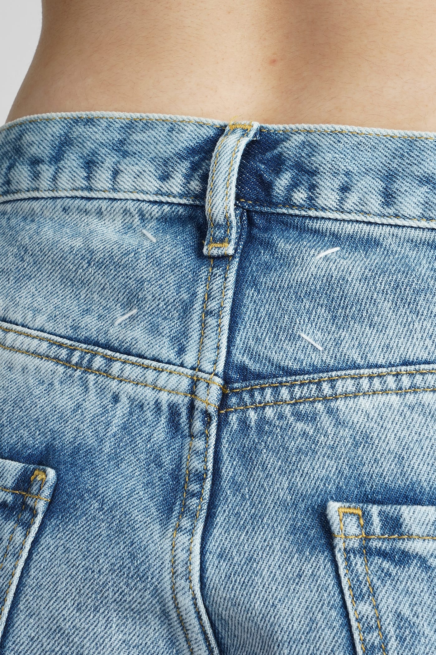 Maison Margiela Bootcut Denim Trousers With Five Pockets In Denim