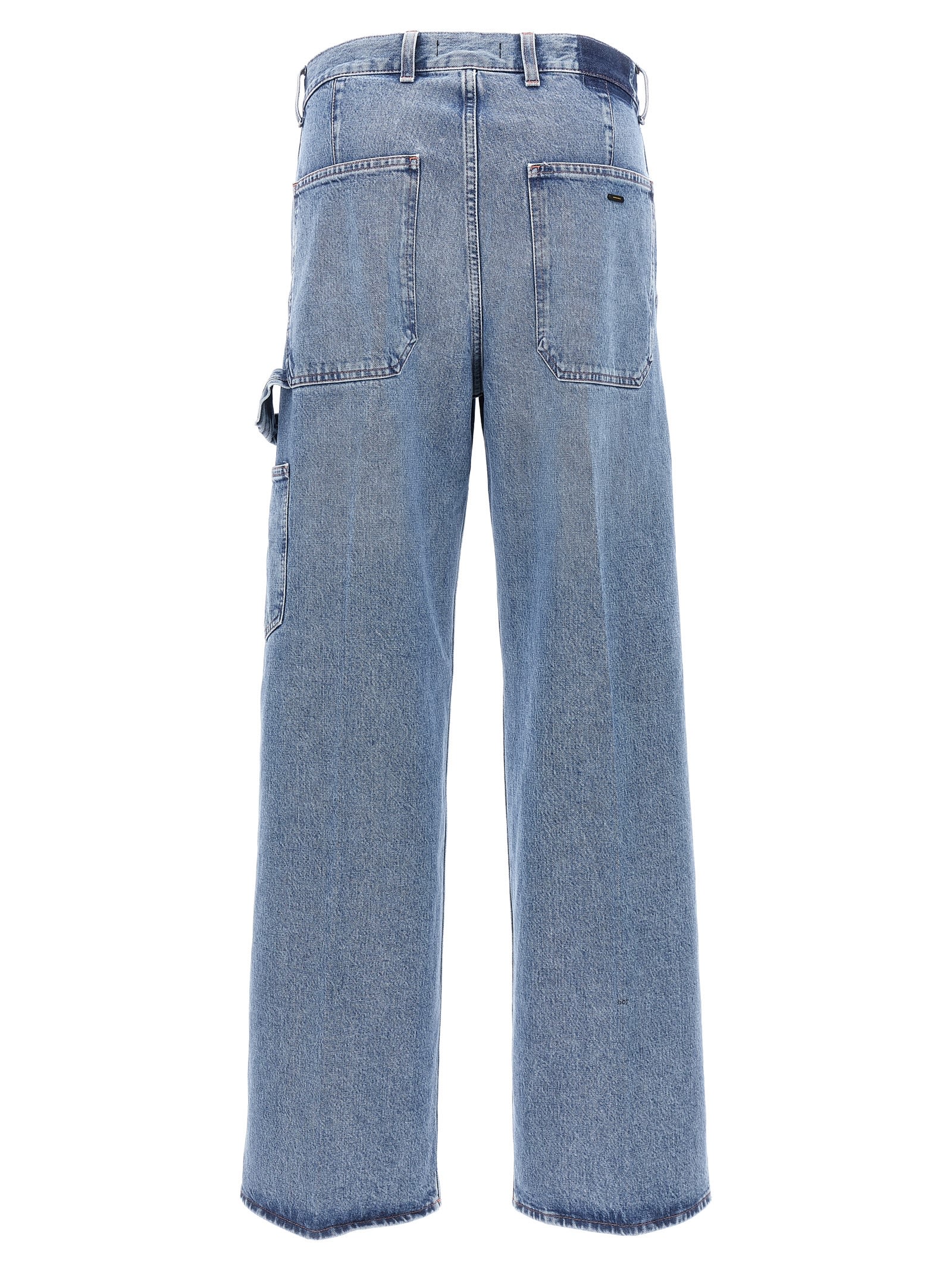 Shop Made In Tomboy Ko-work Jeans In Light Blue