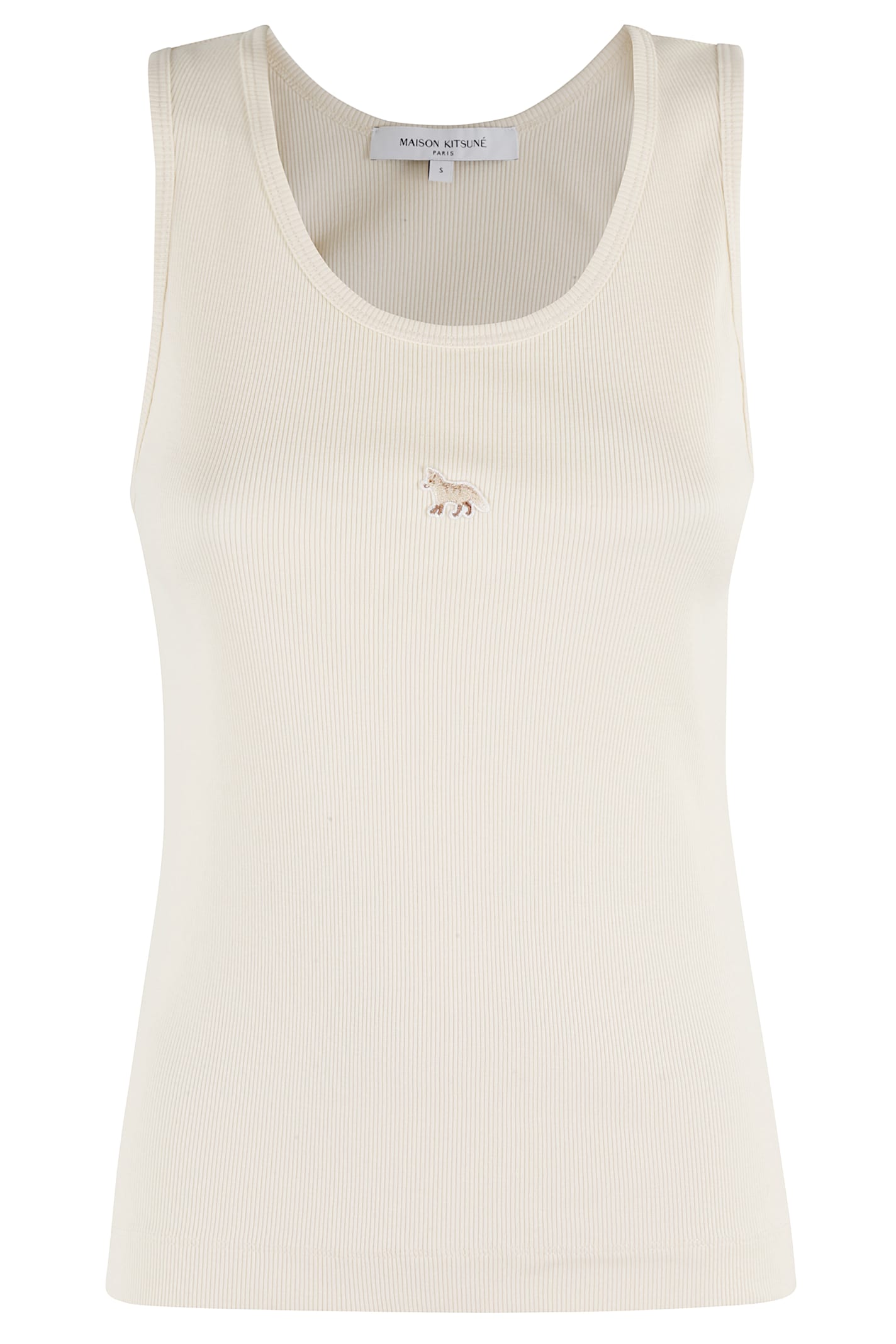 Shop Maison Kitsuné Tank Top In Marble