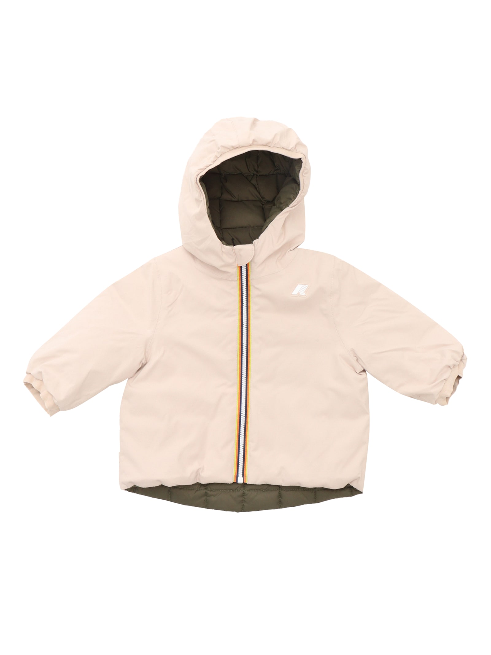 K-way P. Sophie St Thermo Double Down Jacket In Pink