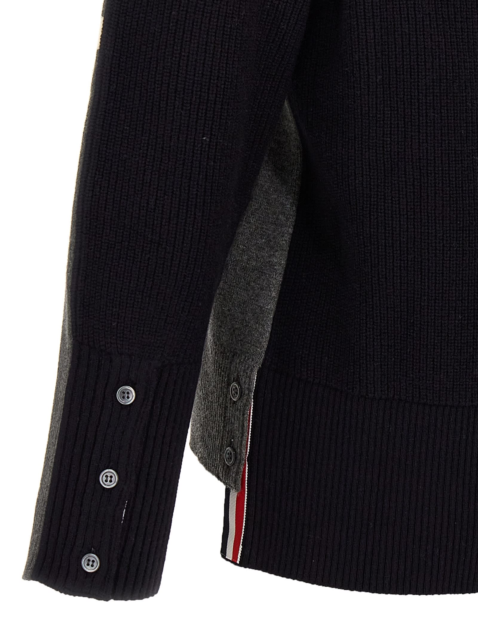 Shop Thom Browne 4 Bar Sweater In Multicolor