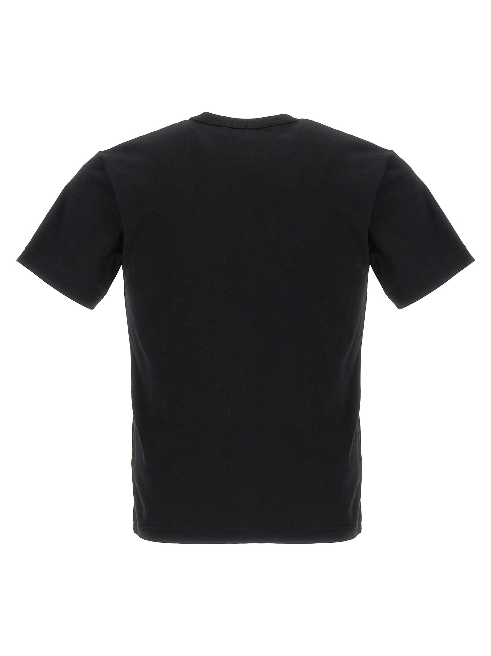 Shop Black Comme Des Garçons Printed T-shirt In Black
