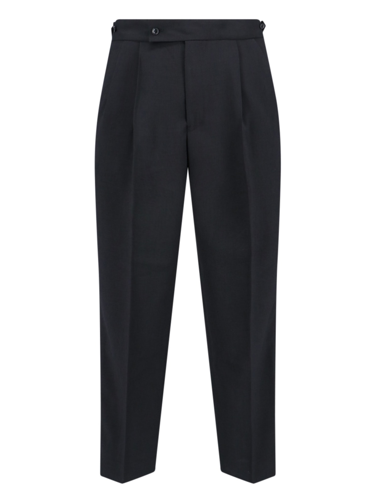 Shop Needles Wide Tailored Trousers In Black