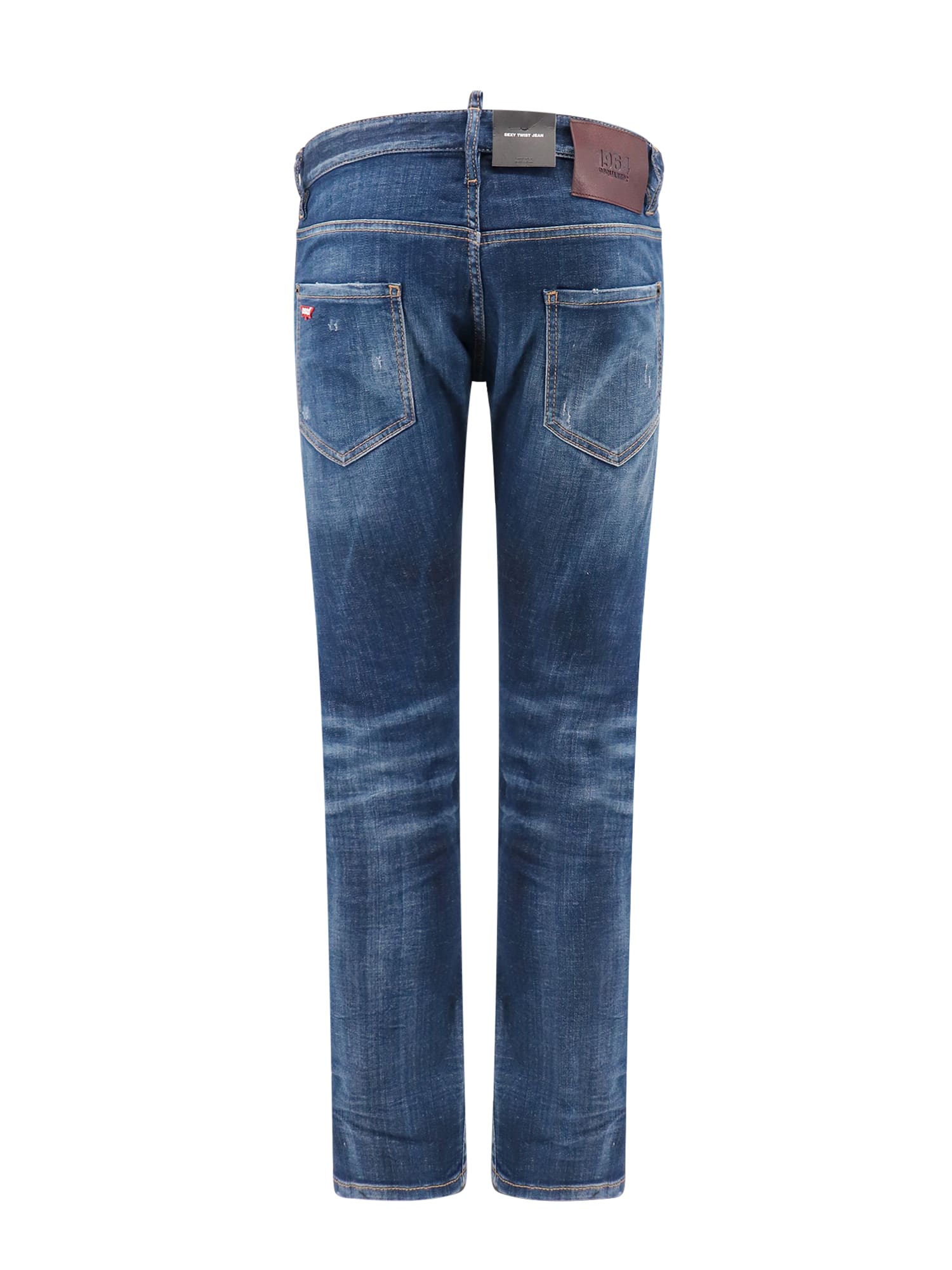 Shop Dsquared2 Sexy Twist Jean Jeans In Blue