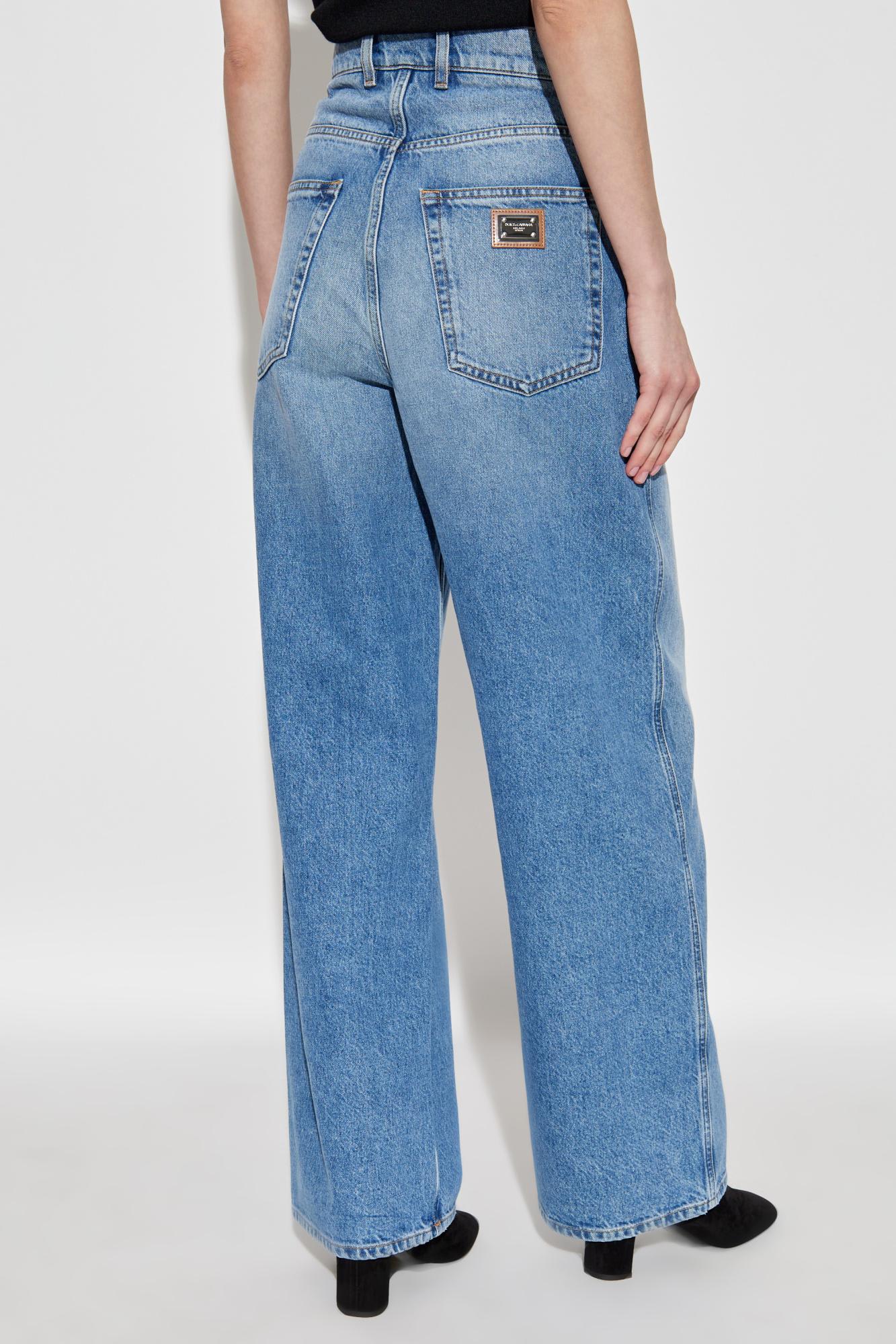Dolce & Gabbana Straight-leg Jeans In Blue