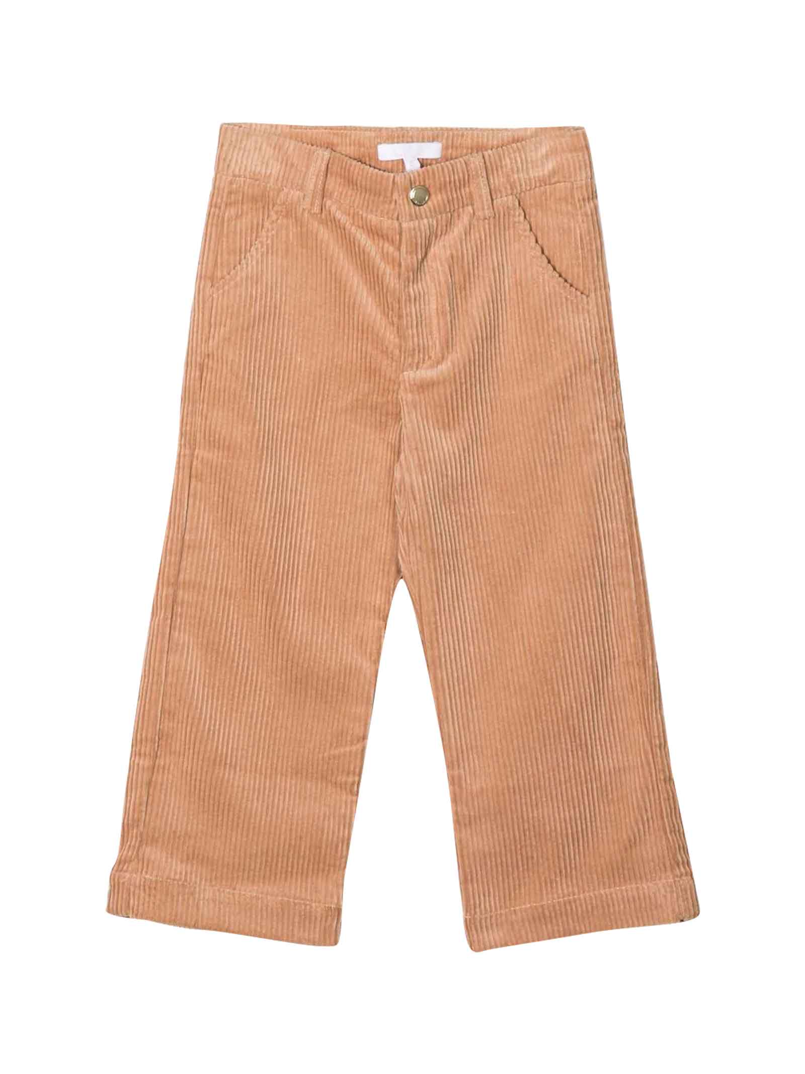 Chloé Chloé Kids Orange Trousers
