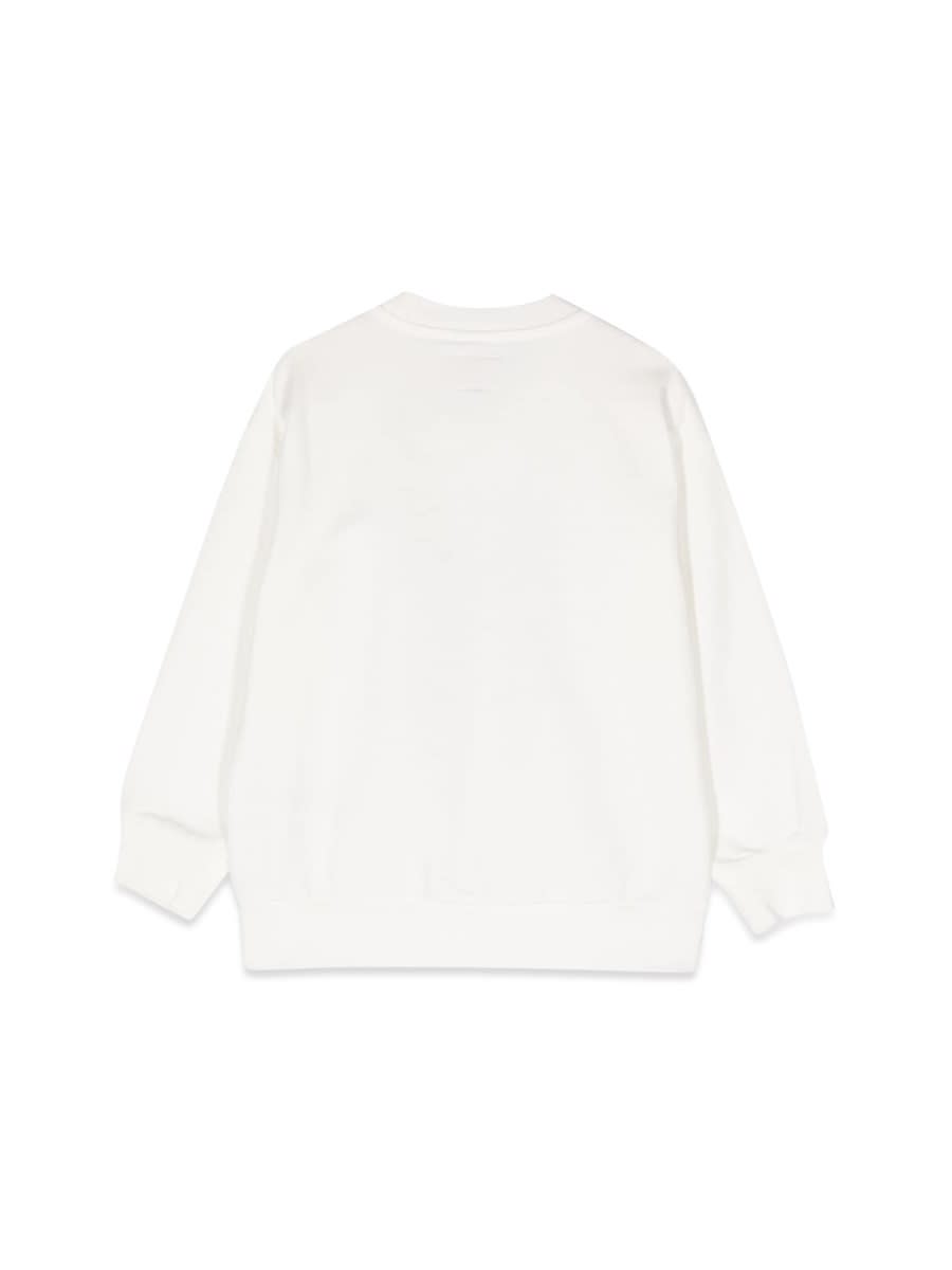 Il Gufo Dog Crewneck Sweatshirt In White
