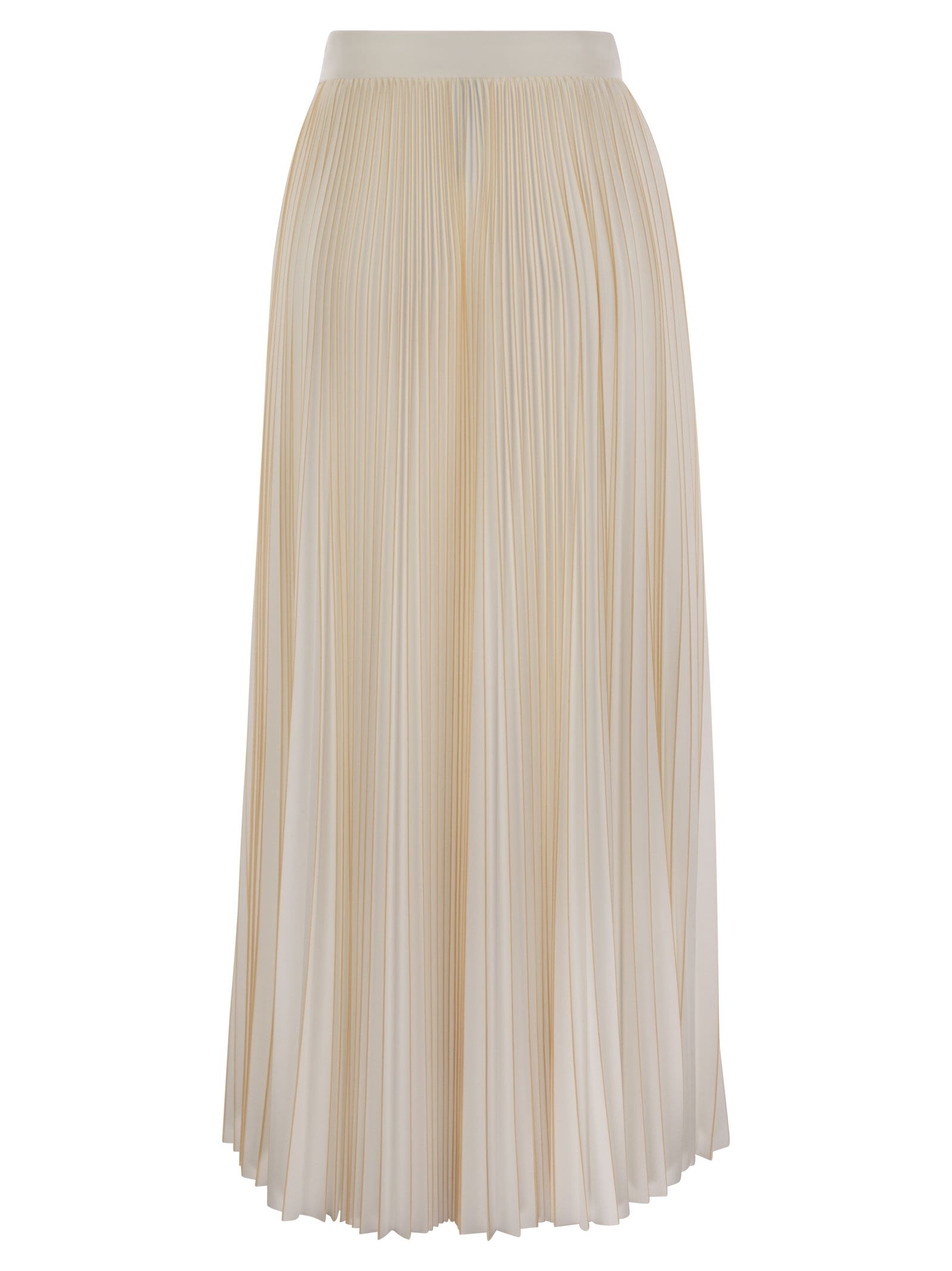 Fabiana Filippi Knee Length And Midi Skirt In White/beige