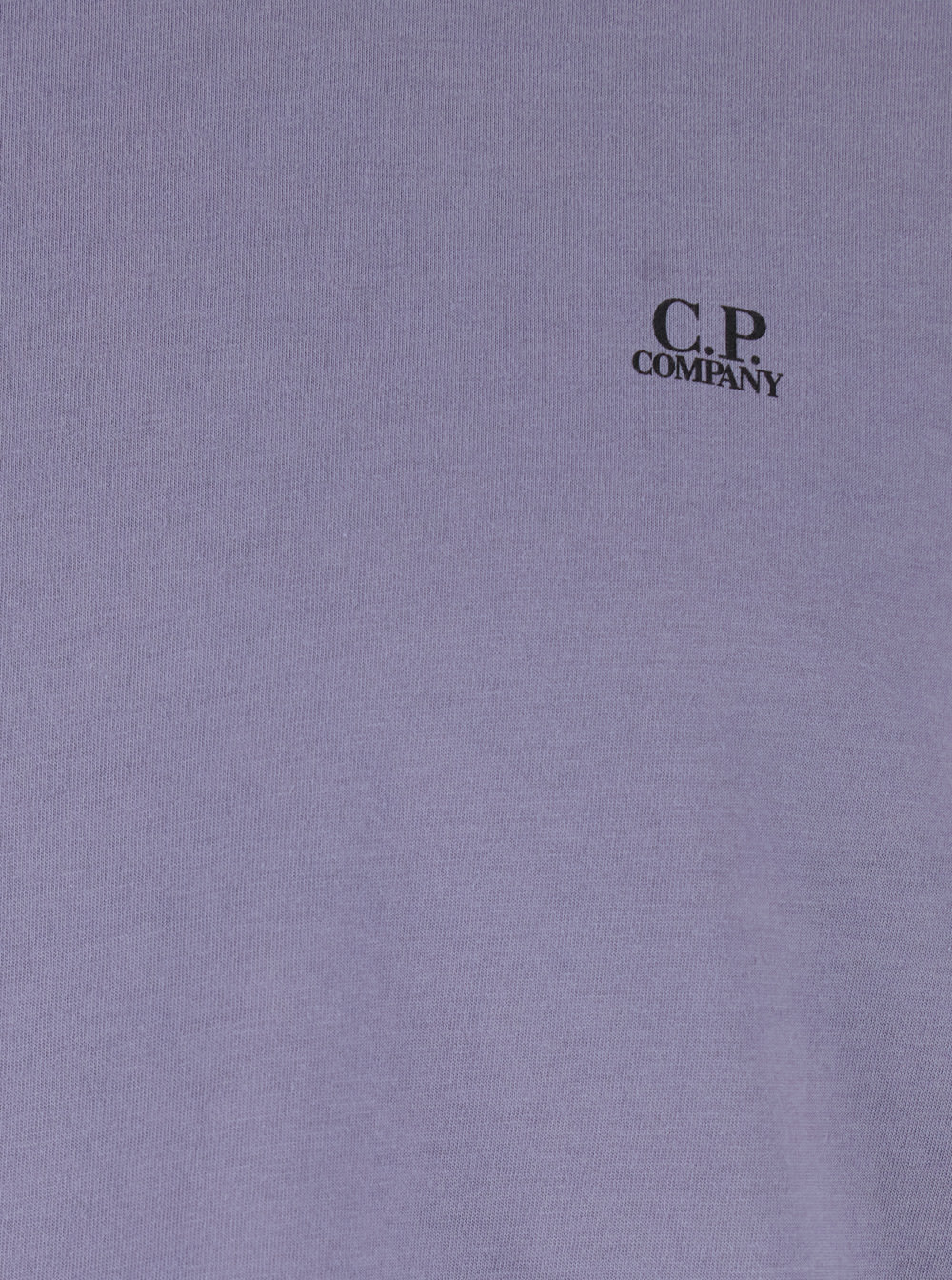 C.p. Company Violet T-shirt With Logo Printed On The Front
