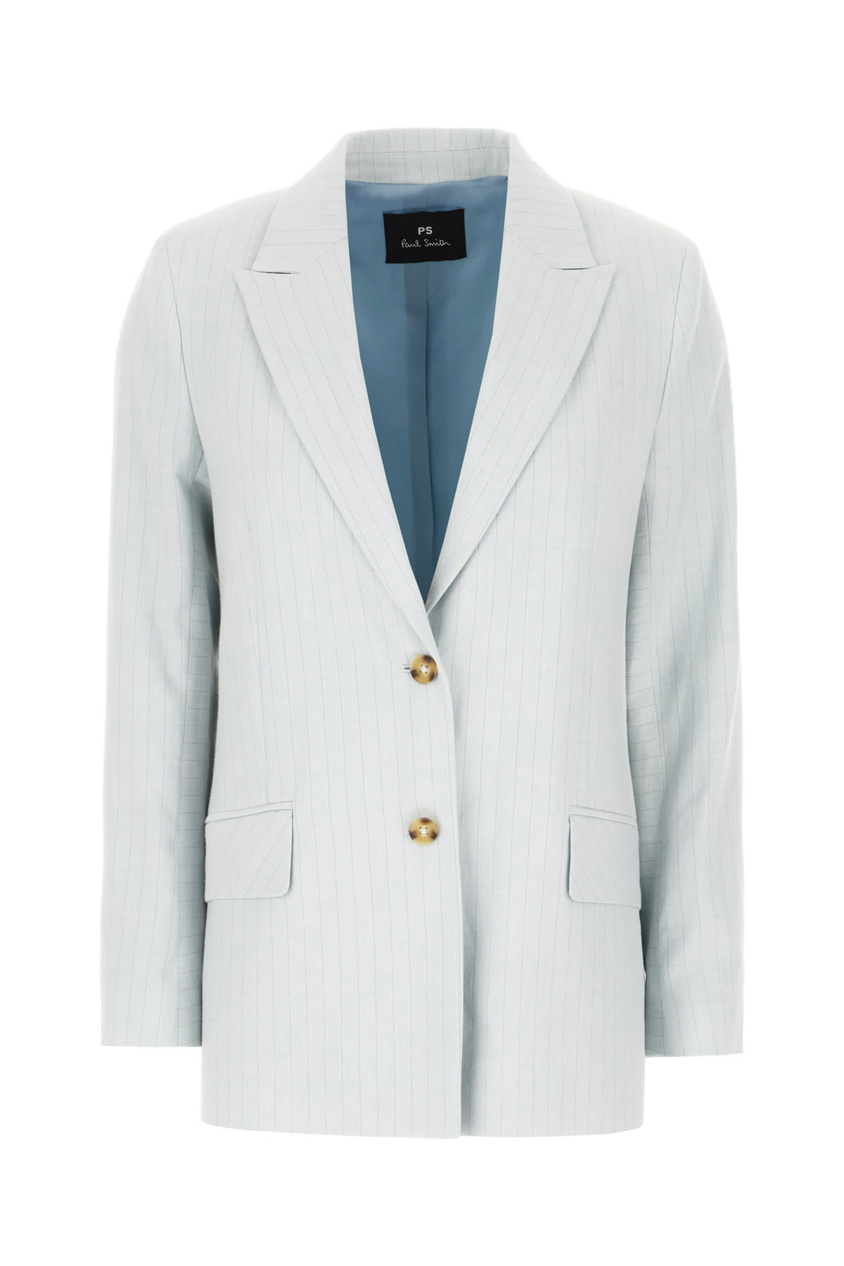 Shop Paul Smith Embroidered Cotton Blend Blazer