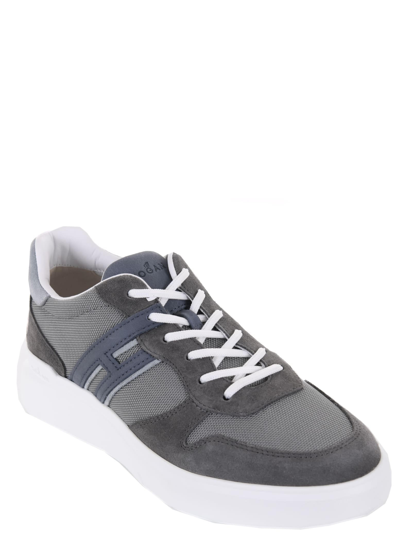 Shop Hogan Sneakers H580 In Grey