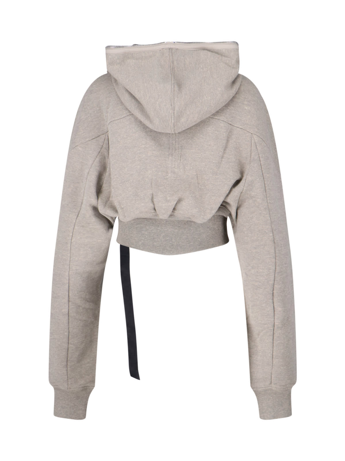 Drkshdw Collage Gimp Cropped Sweatshirt In Gray