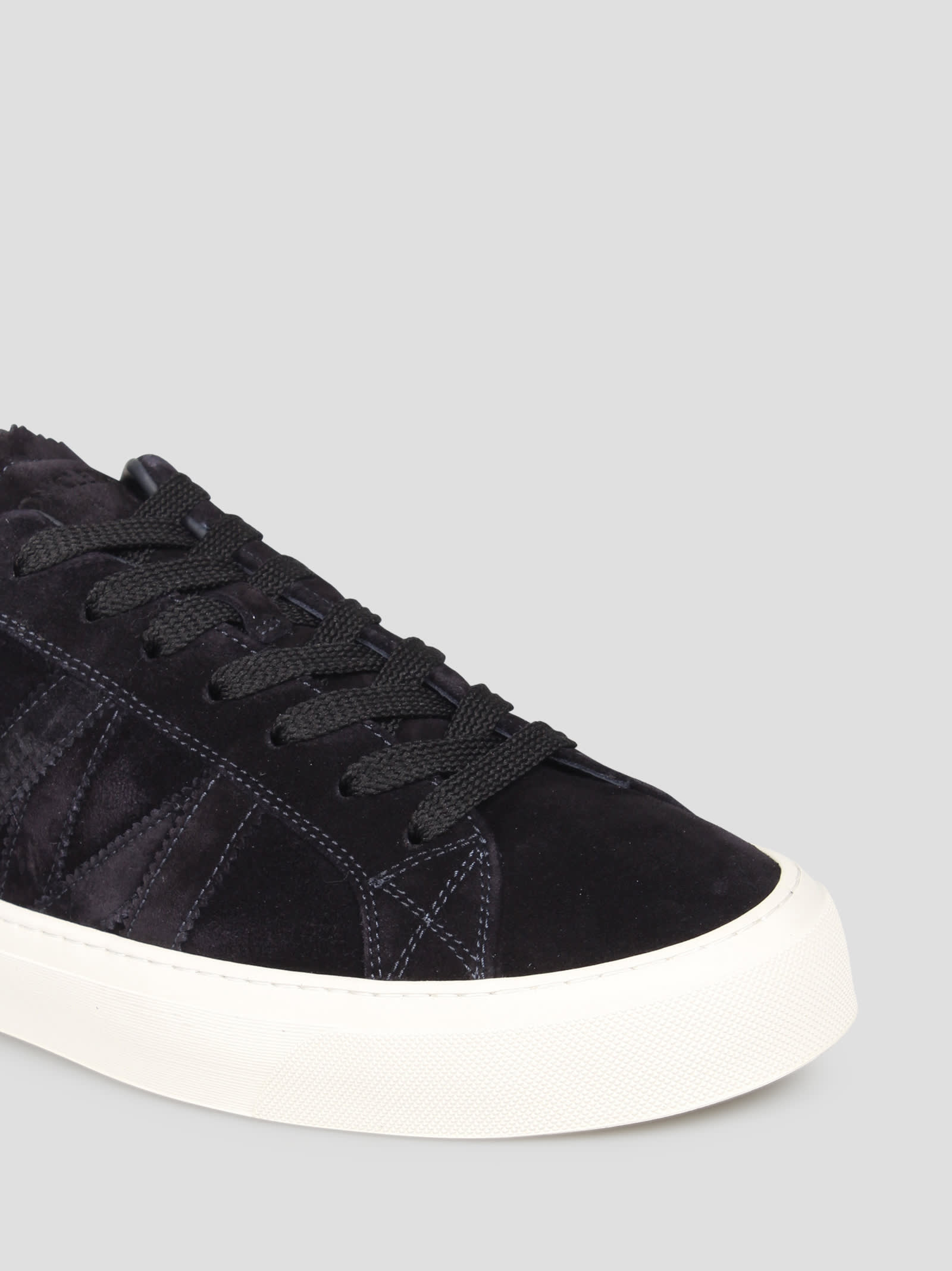 Shop Moncler Monaco2 Sneakers In Blue