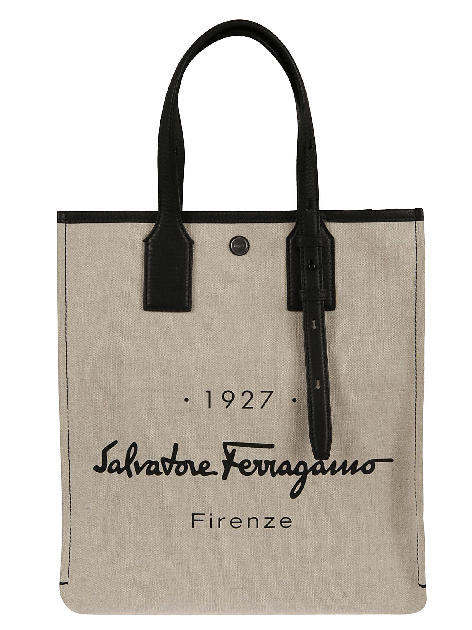 Salvatore Ferragamo Signature Logo Top Handle Tote