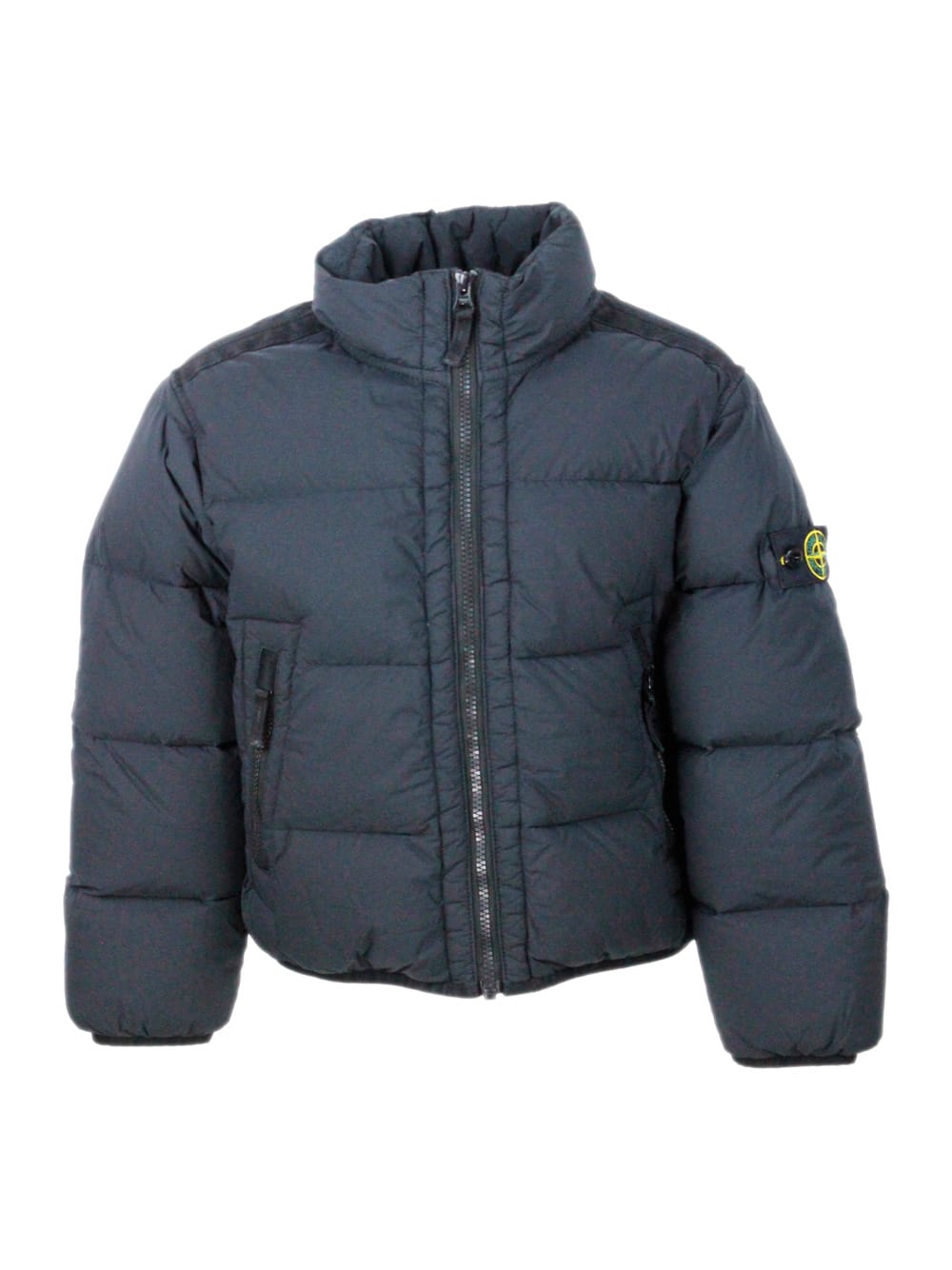 Stone Island Jacket In Black