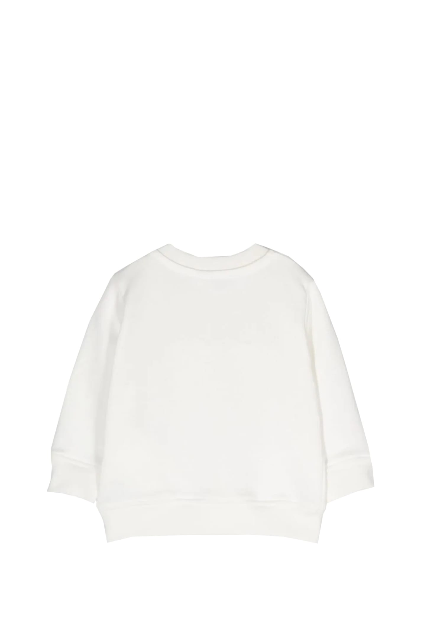 Shop Stella Mccartney Cotton Sweatshirt In White