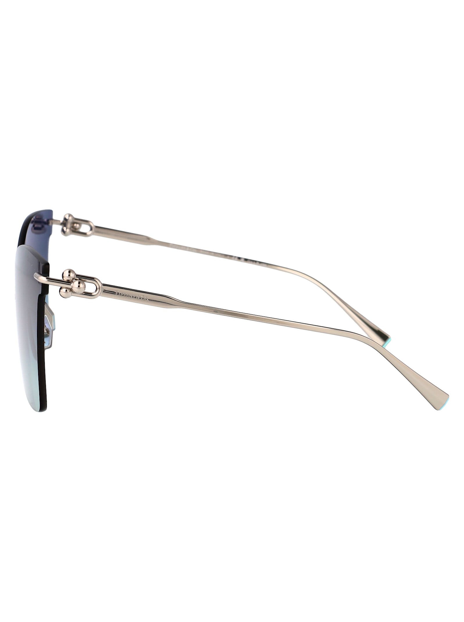 Tiffany & Co. 0tf3103k Sunglasses In 62139s Silver Gold Plated