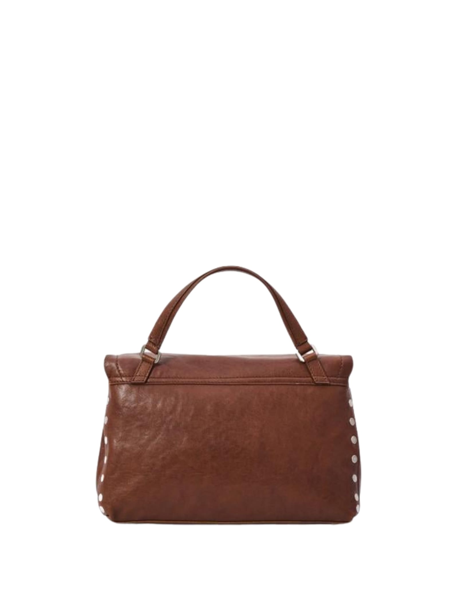 Zanellato Postina Tabacco Small Leather Handbag In Brown