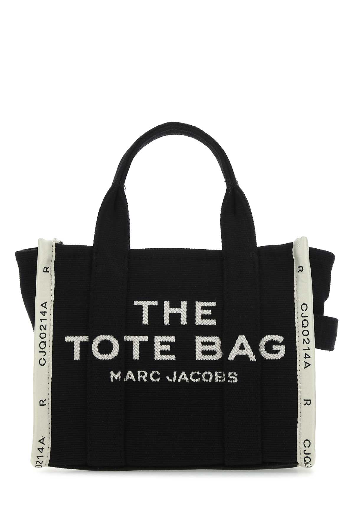 Shop Marc Jacobs Black Canvas The Tote Shopping Bag In 001